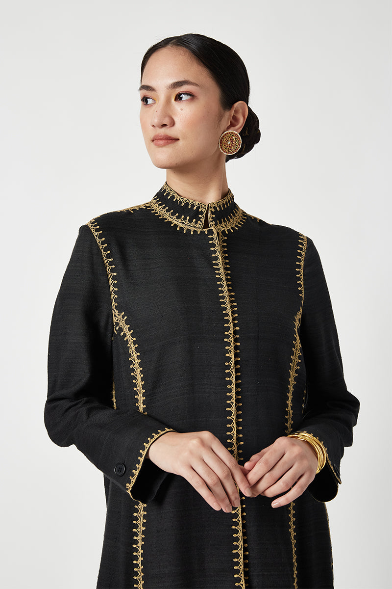 Karyme Embroidered Jacket Set