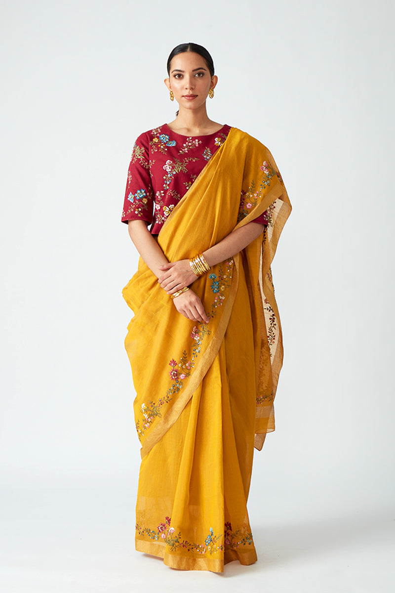 BEGONIA EMBROIDERED BLOUSE