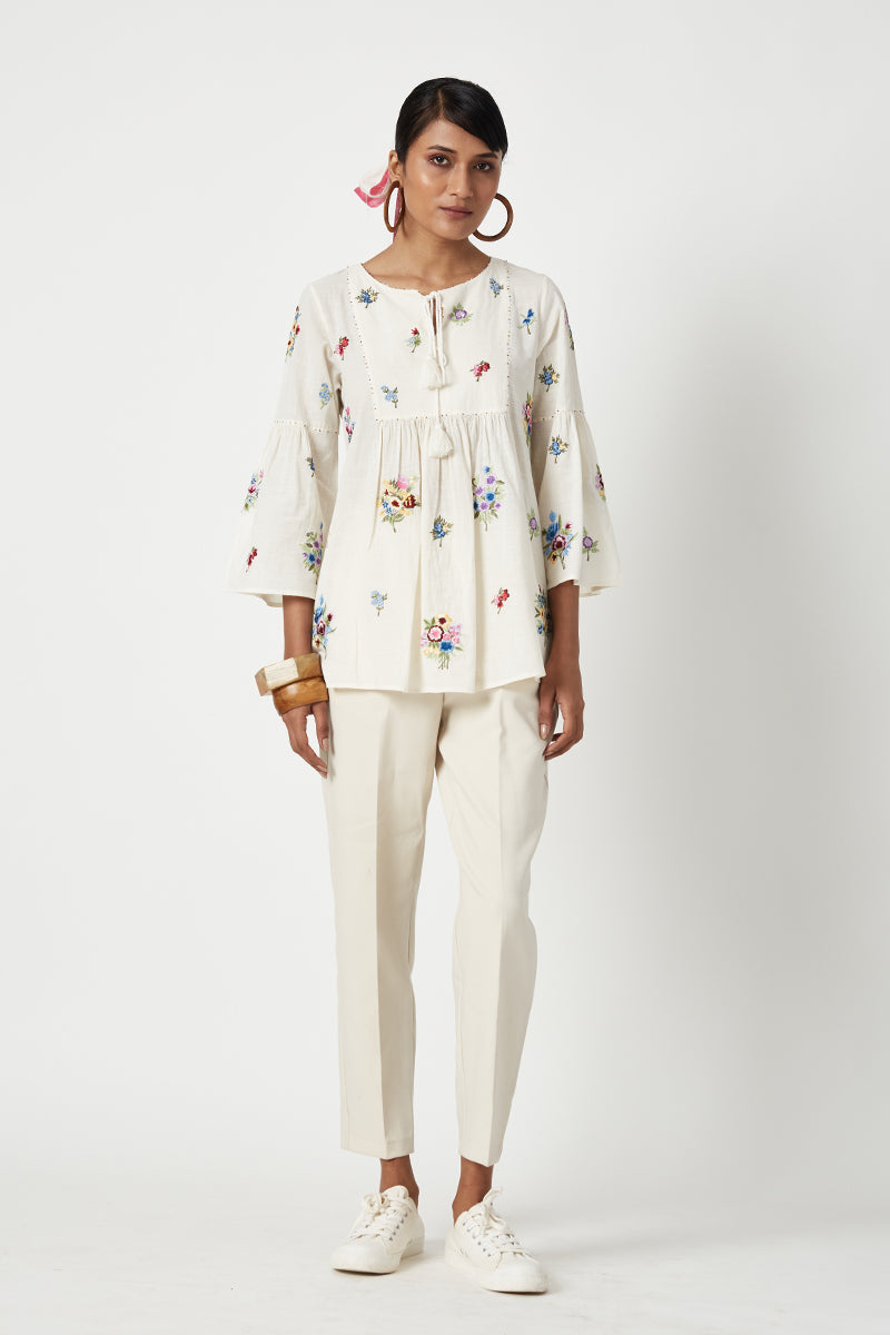 Limahuli Embroidered Top