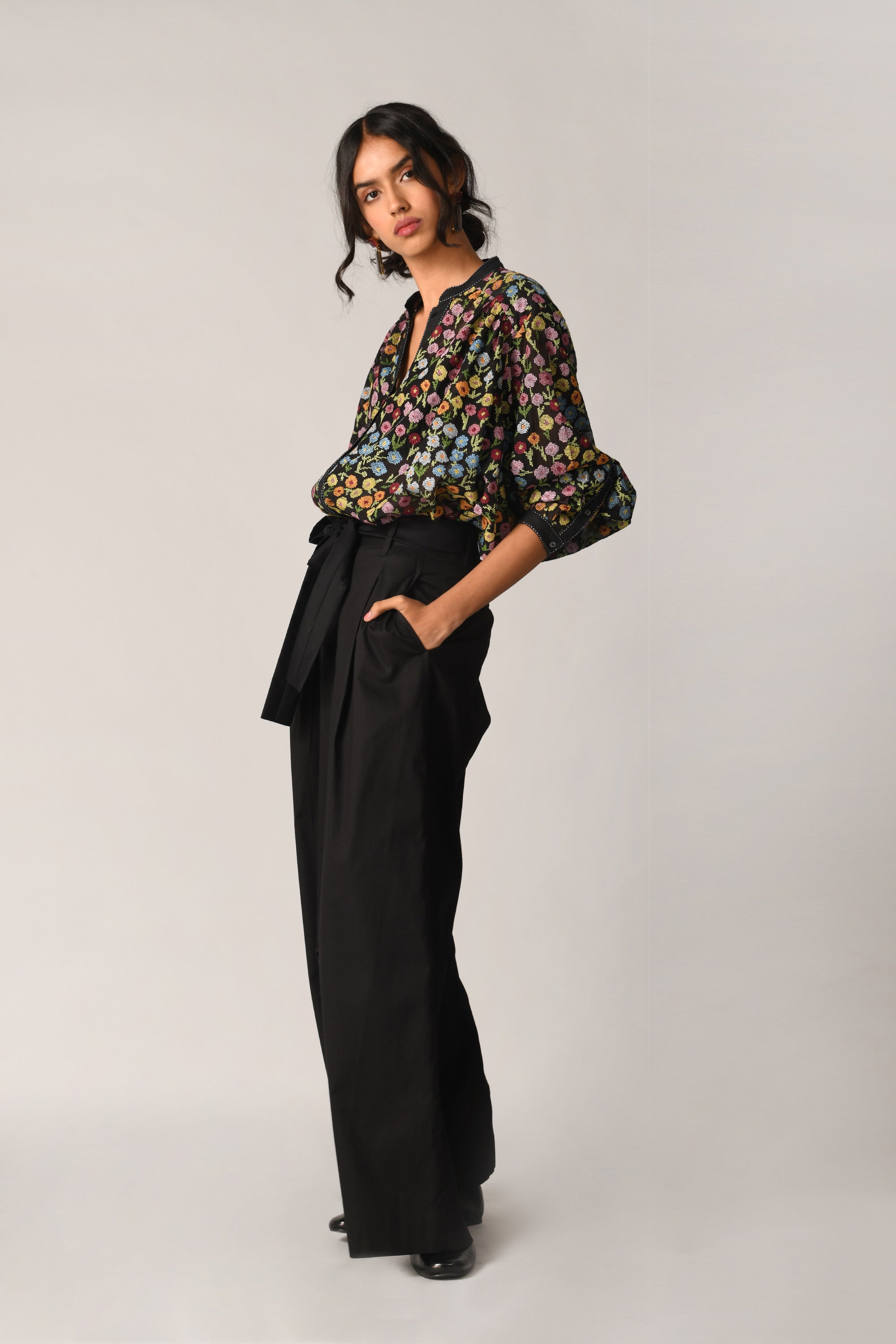 Woodsii Floral Oversize Shirt