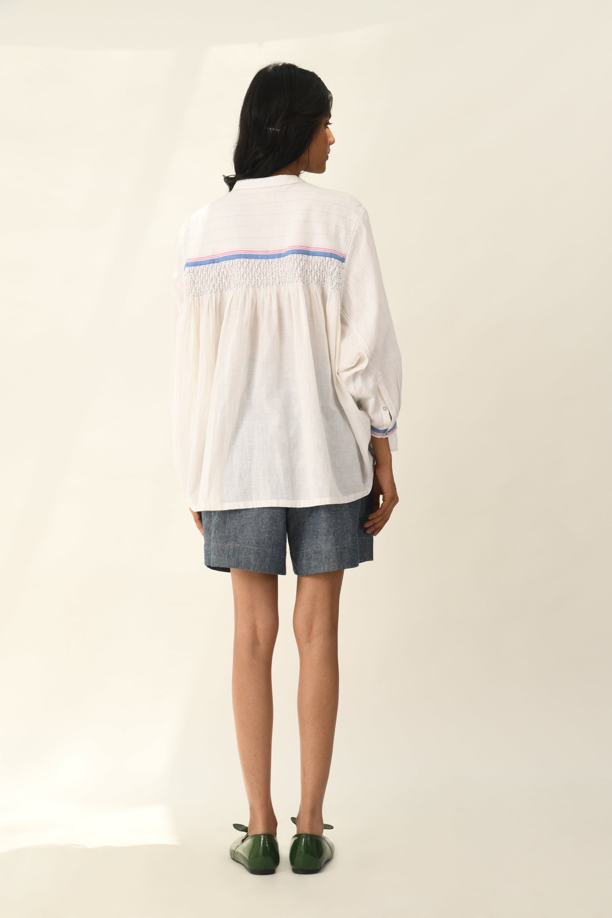 Sabinii Smocking Shirt
