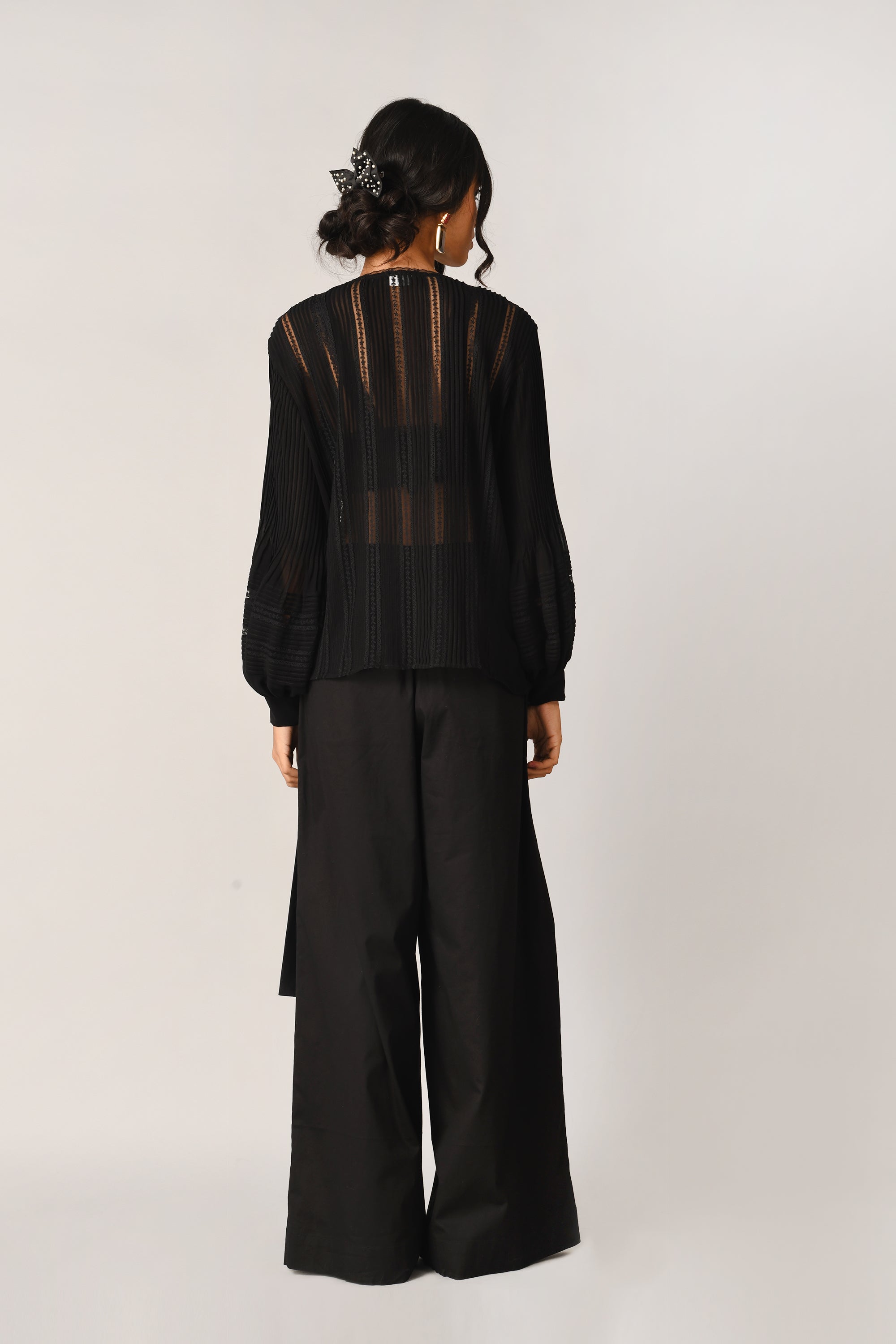 Boscobel Front Open Lace Top