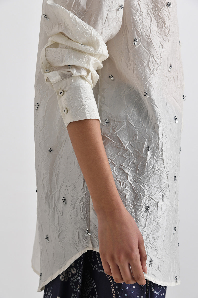 Aria Oversize Crushed Shirt