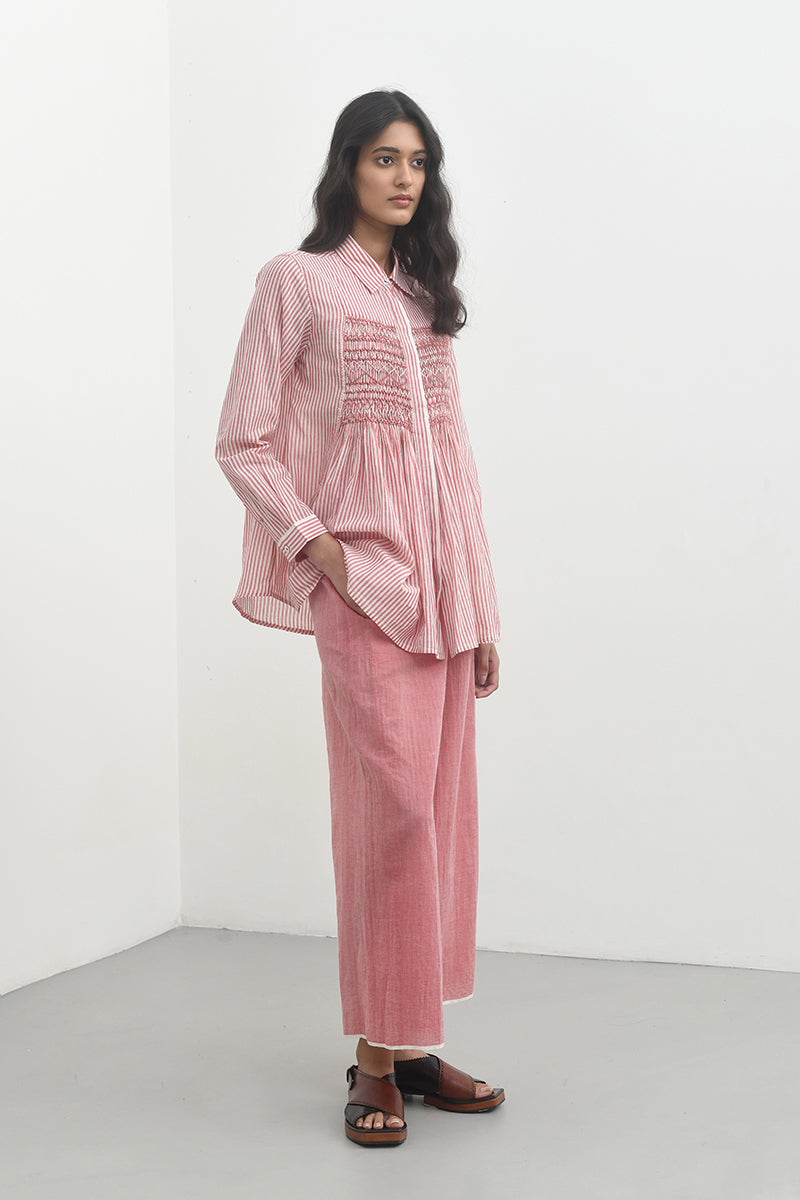 Makrinitsa Smocked Top