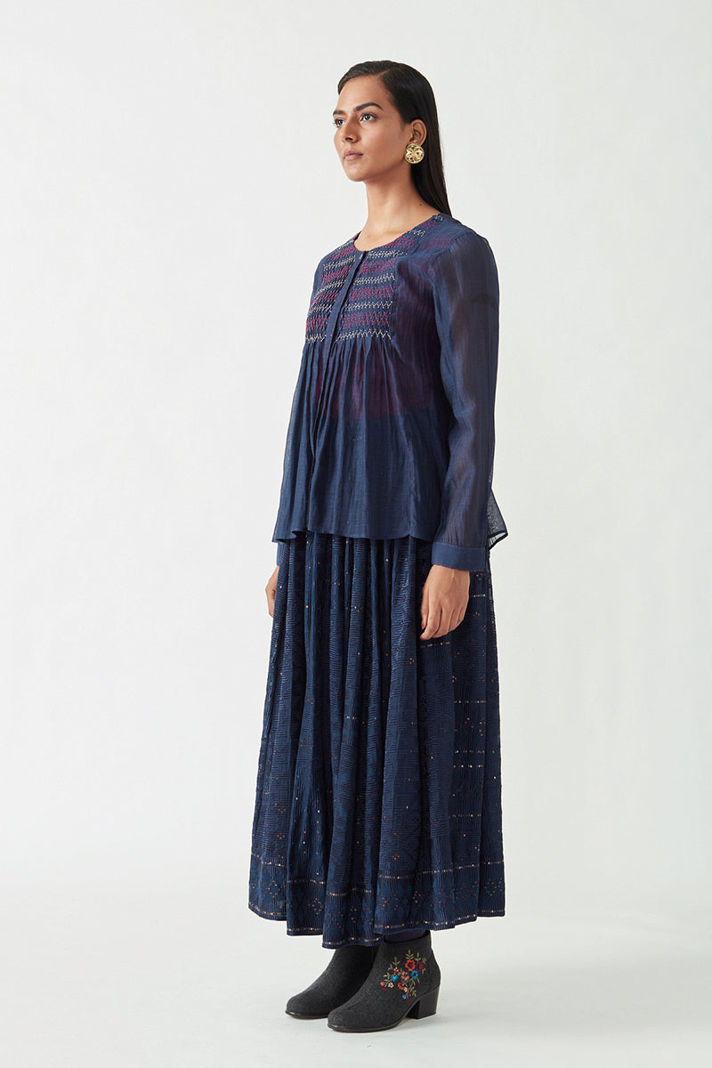 TWALA SMOCKING TOP