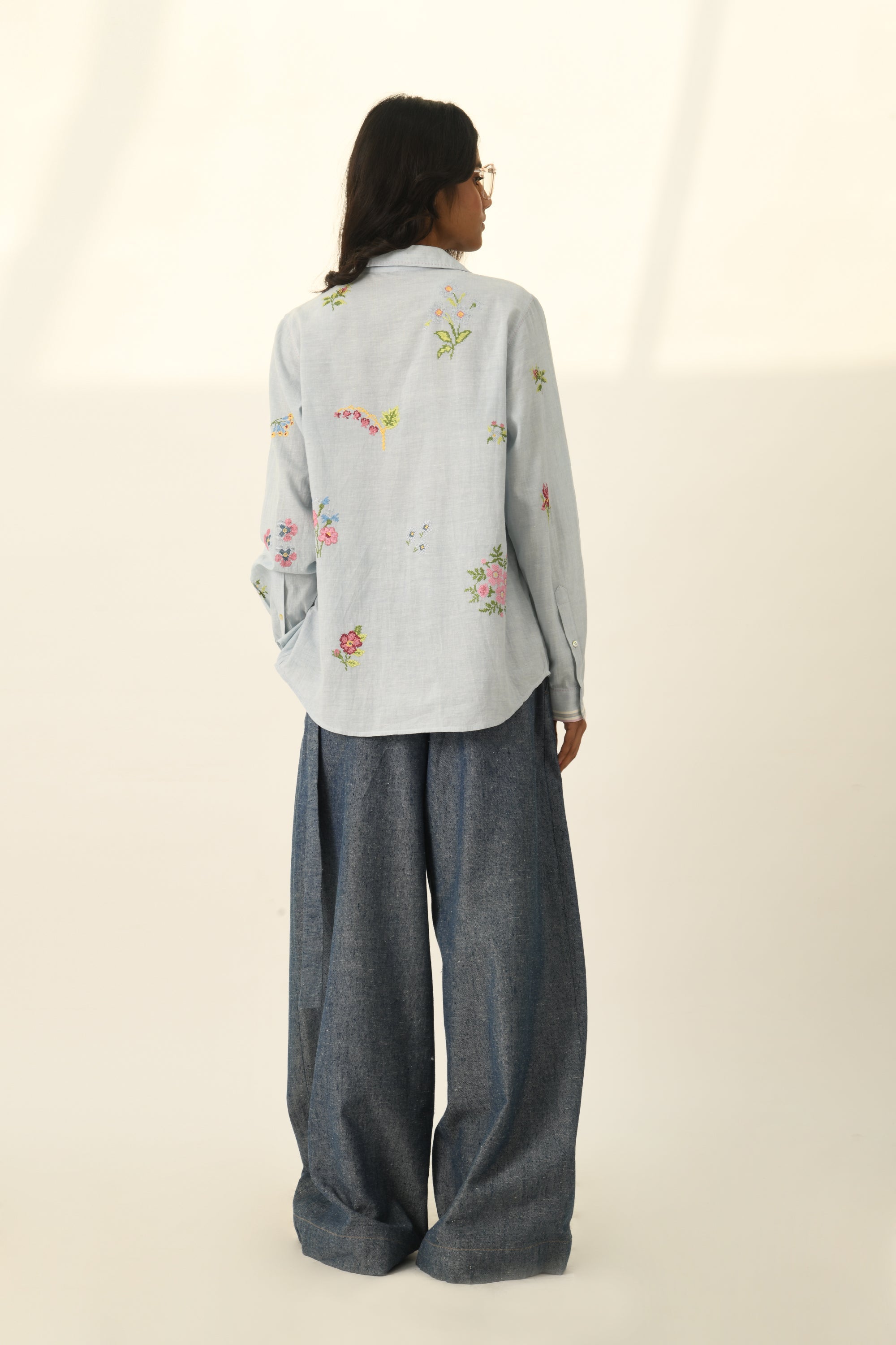 Stellata Wide Leg Belted Pants