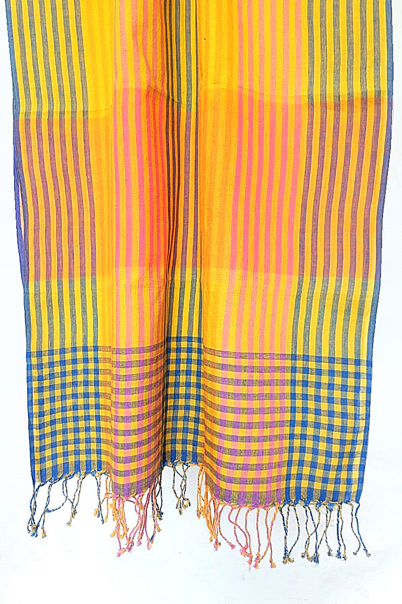Helianthus Check Scarf