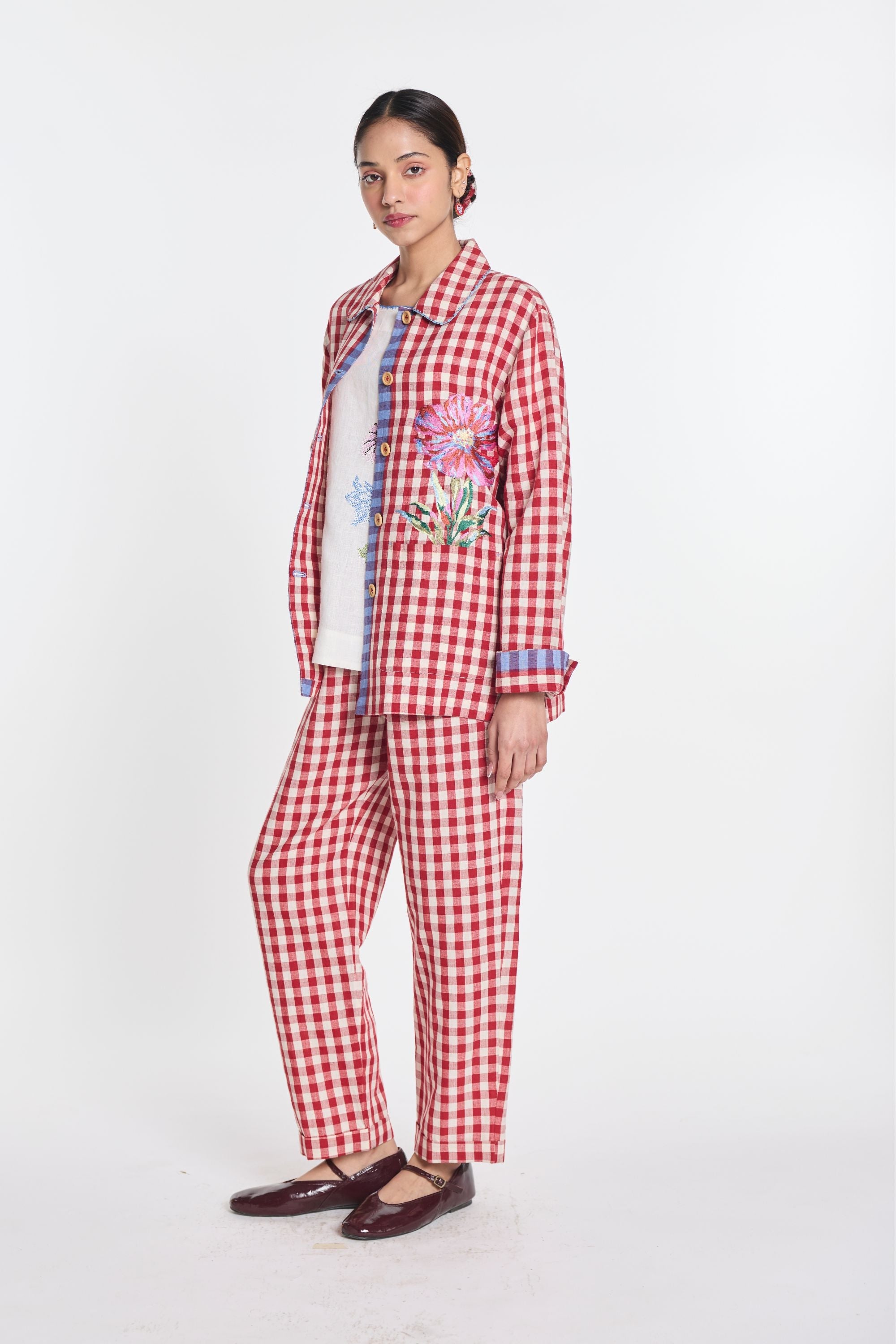 Cherry Embroidered Jacket