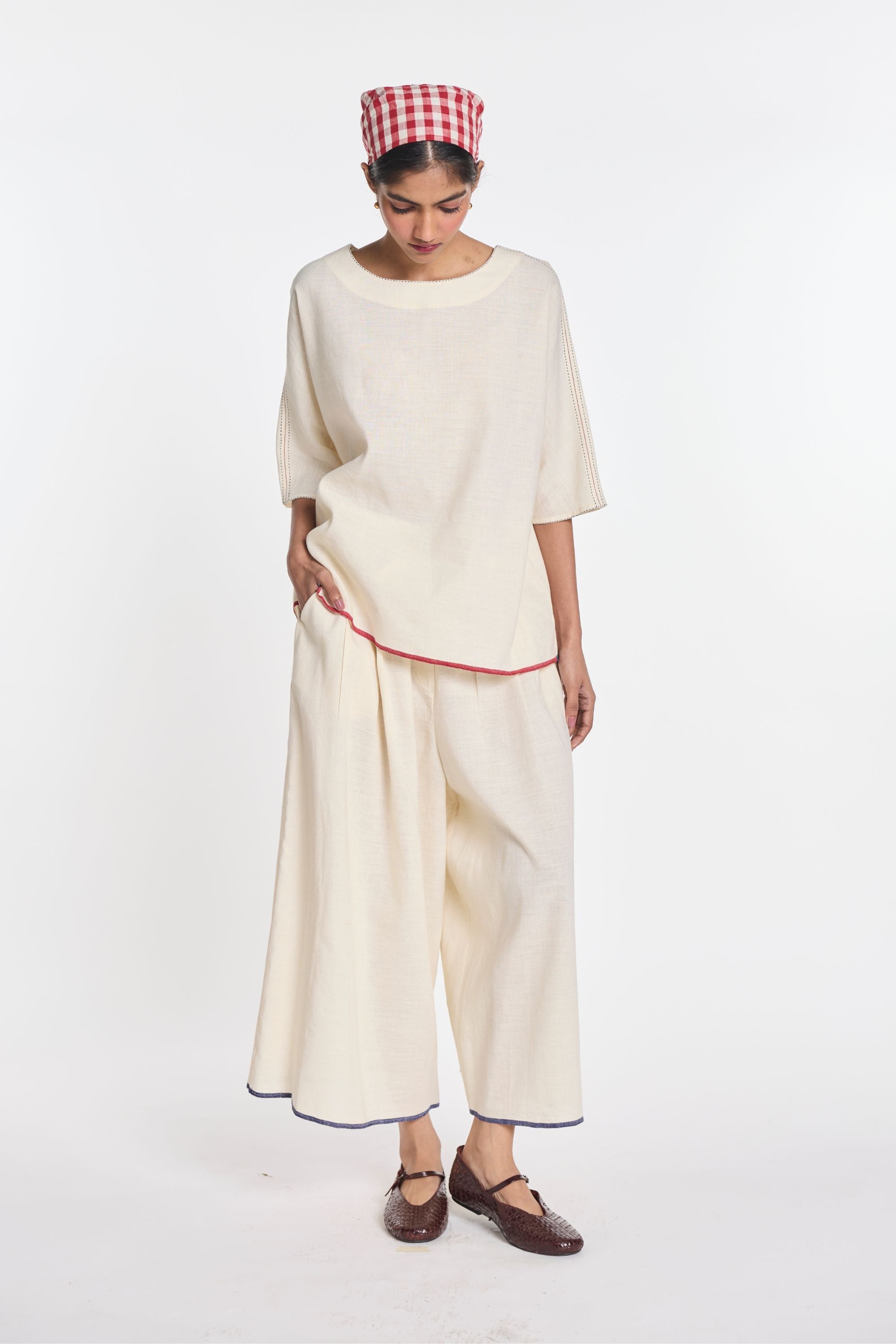 Bergamot Drop Shoulder Top