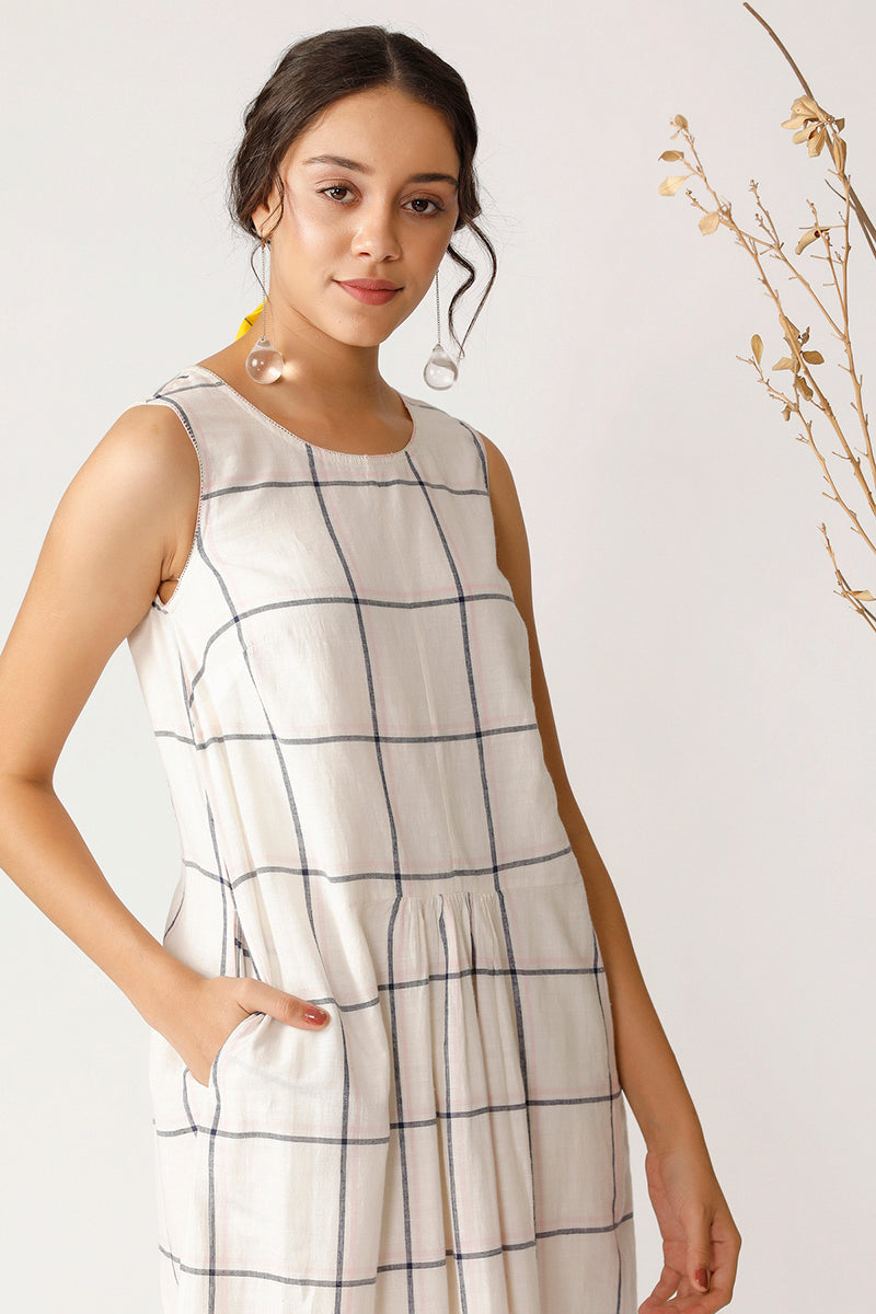 FONTANA CHECK DRESS