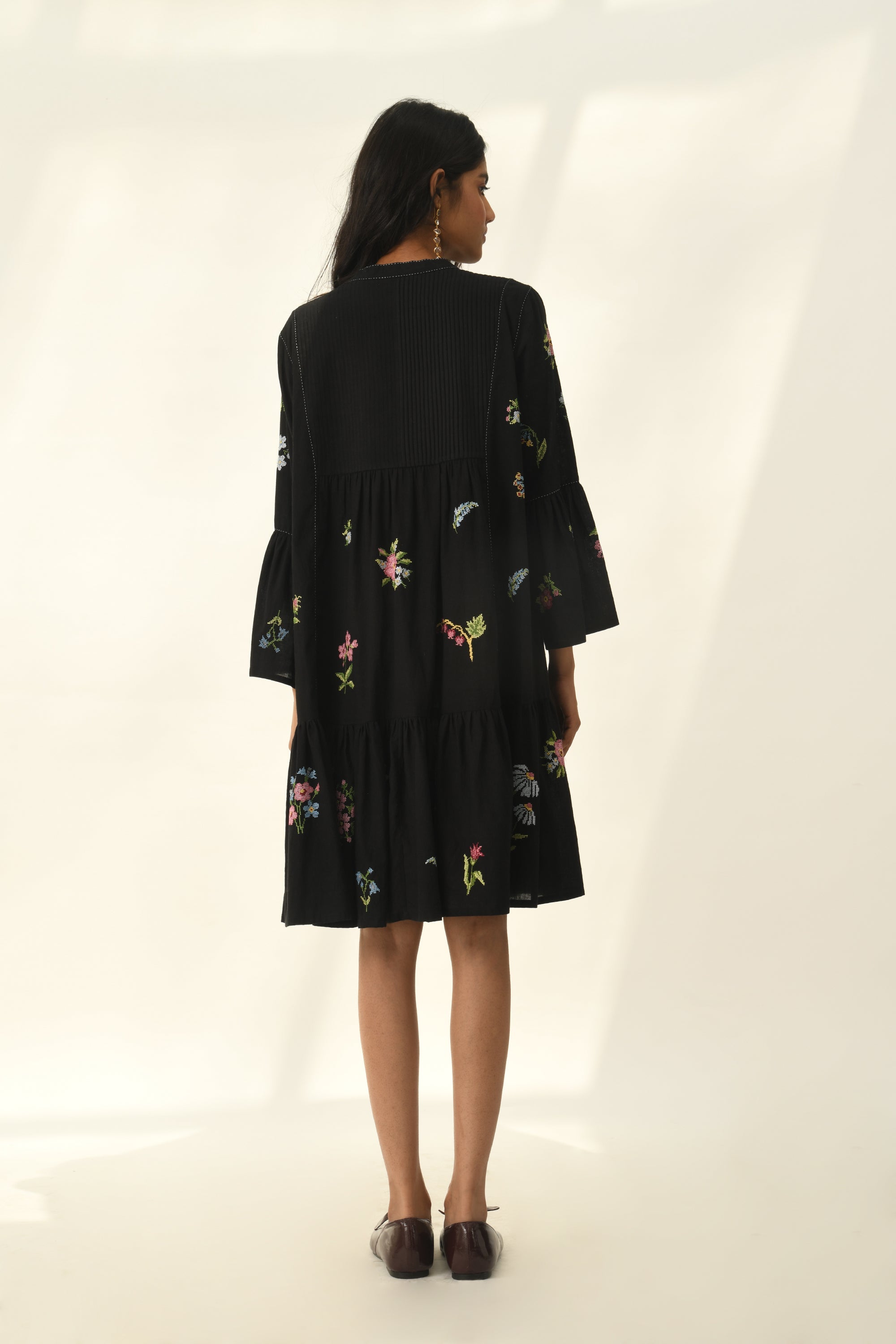 Elina Tiered Short Dress