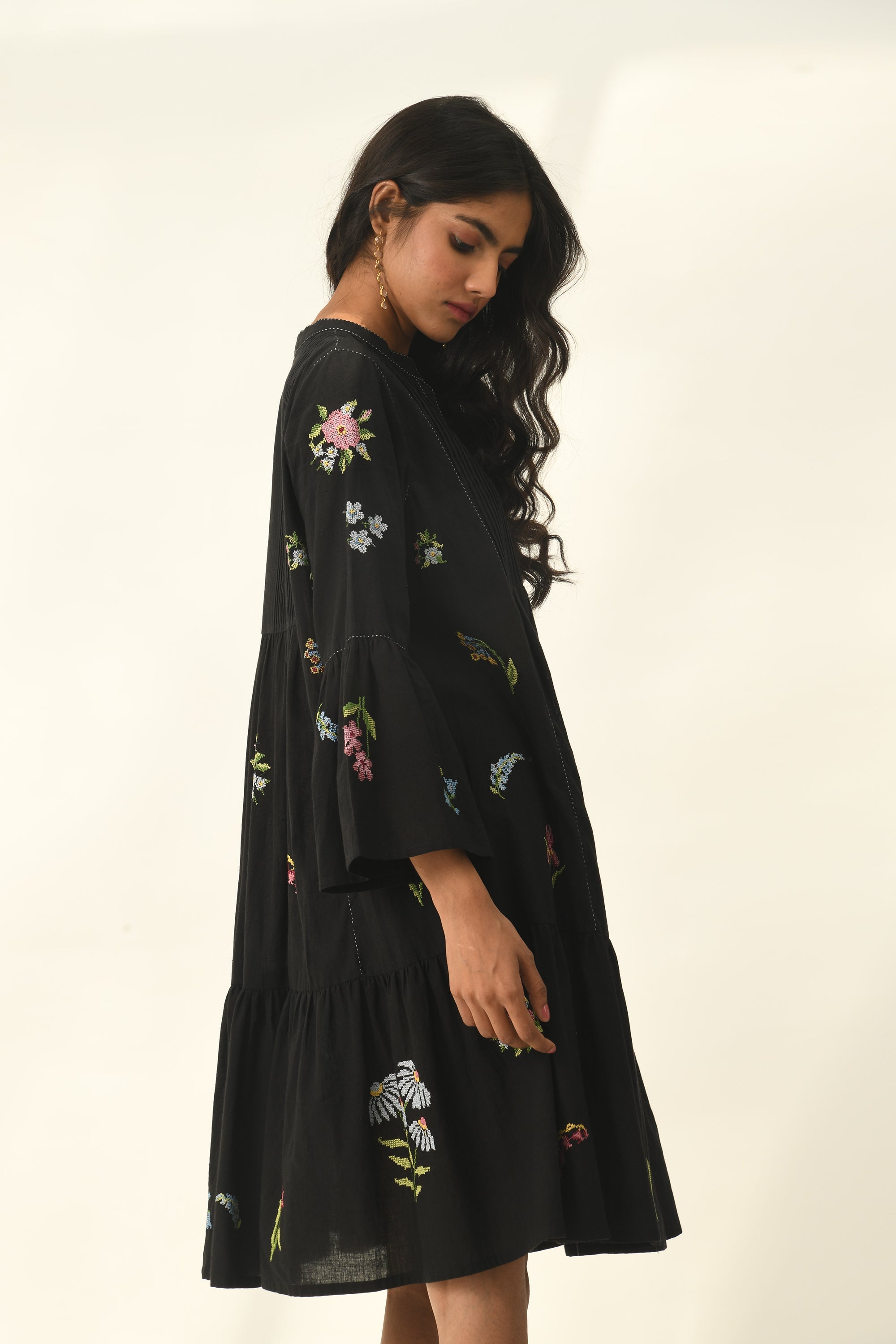 Elina Tiered Short Dress