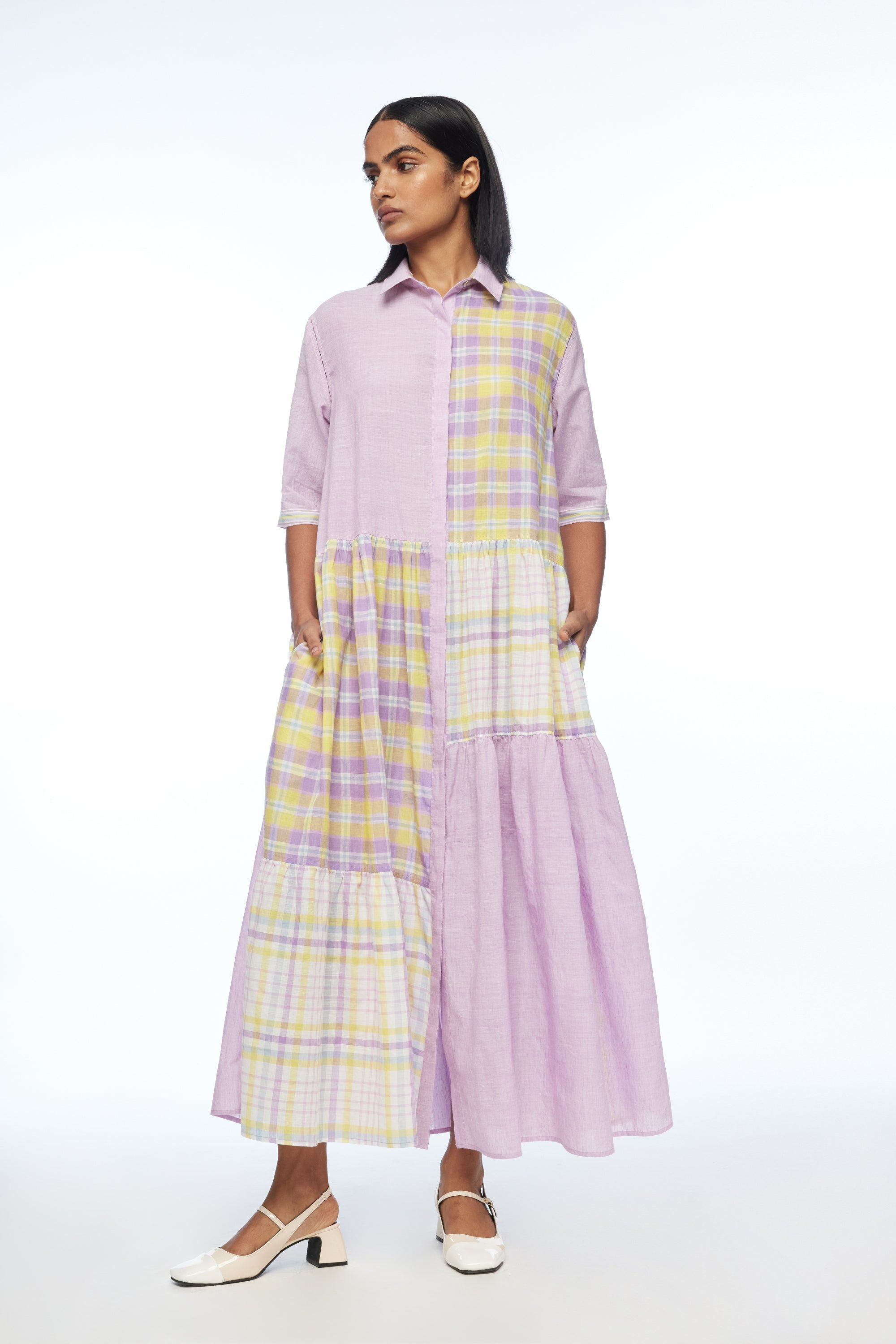 Setigera Check Dress