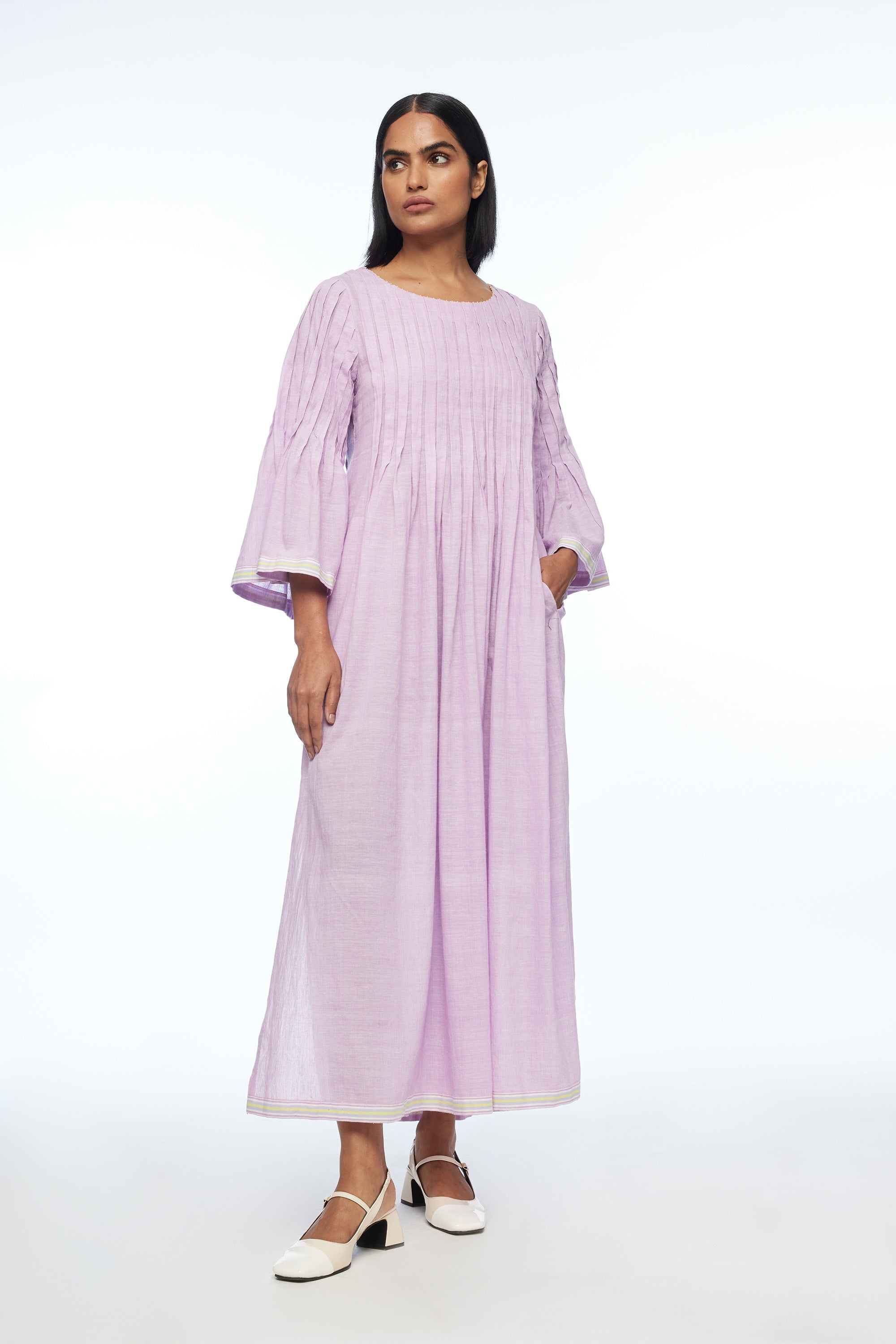 Reversa Pleated Dress
