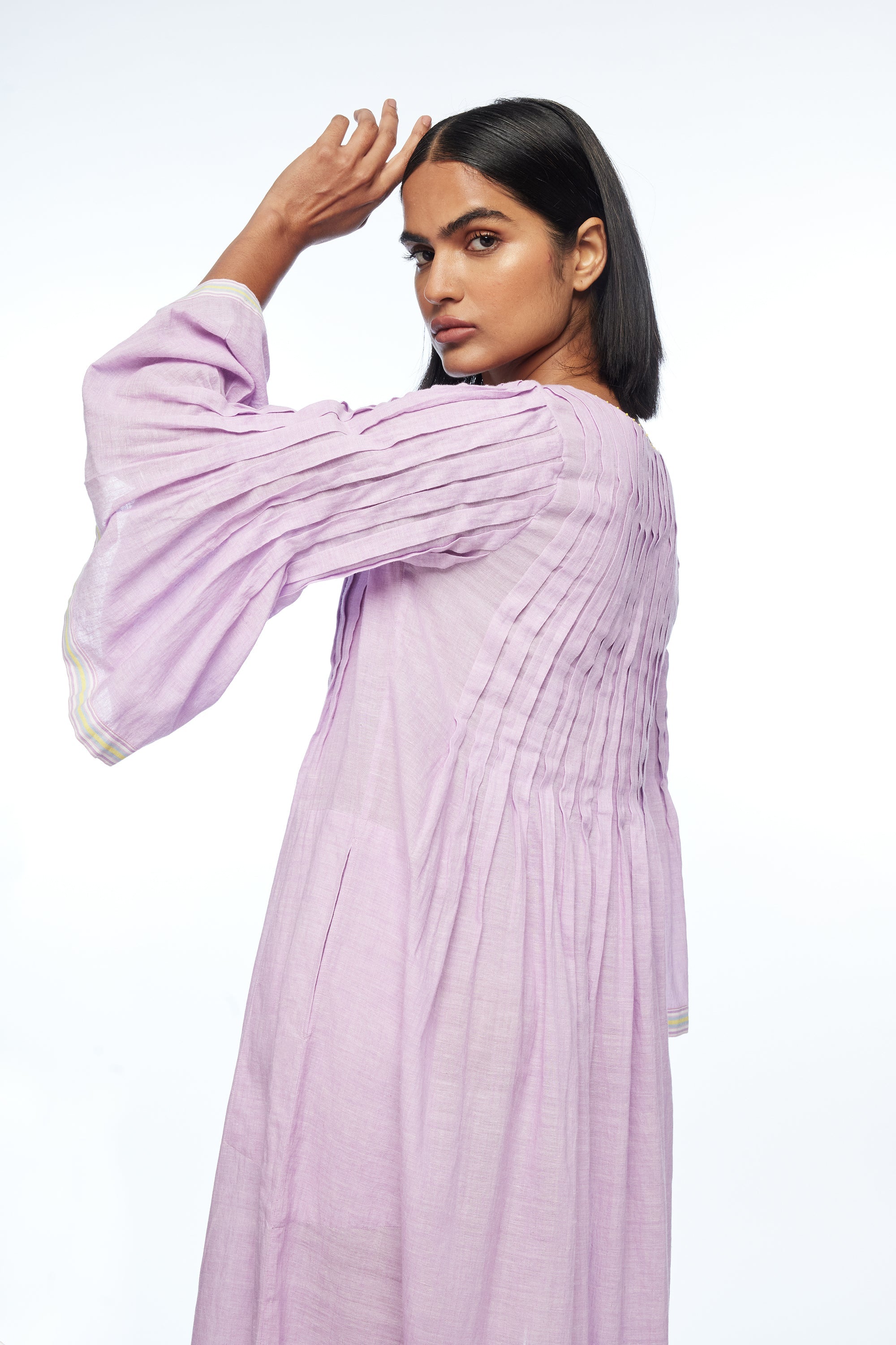 Reversa Pleated Dress