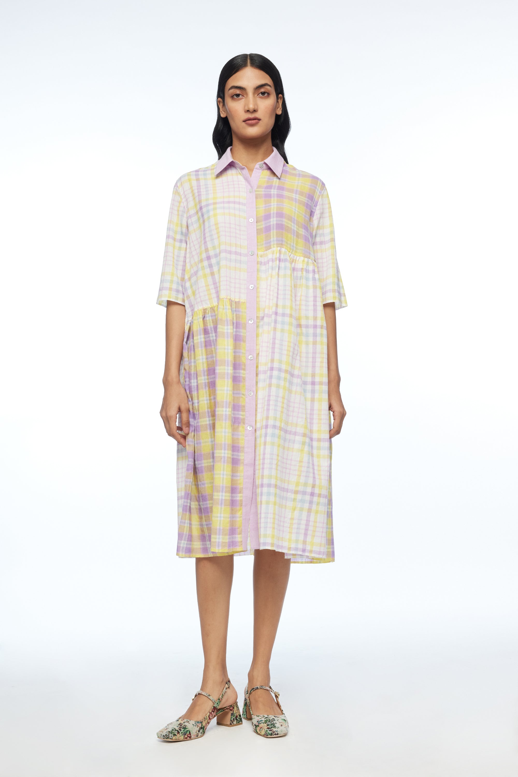 Massiana Patchwork Dress