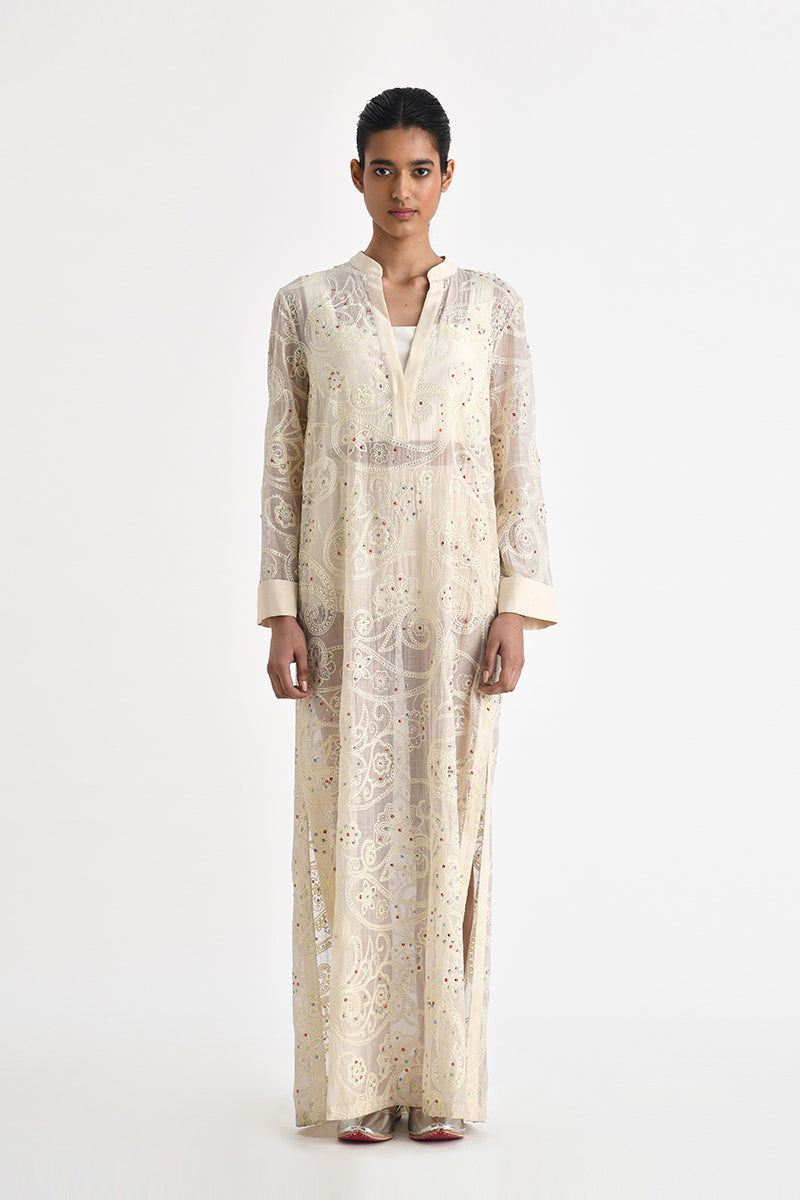 Askos Embroidered Tunic With Slip