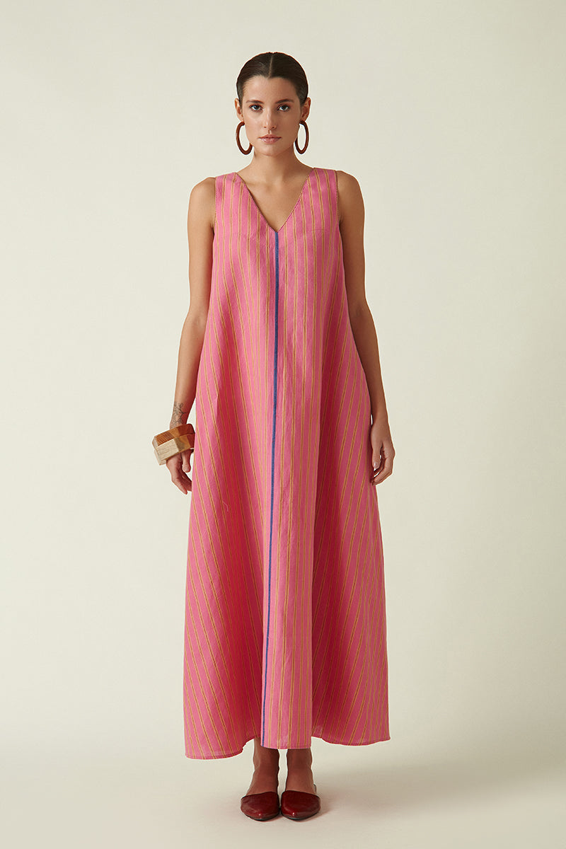 KOLAGHAT SLEEVELESS DRESS