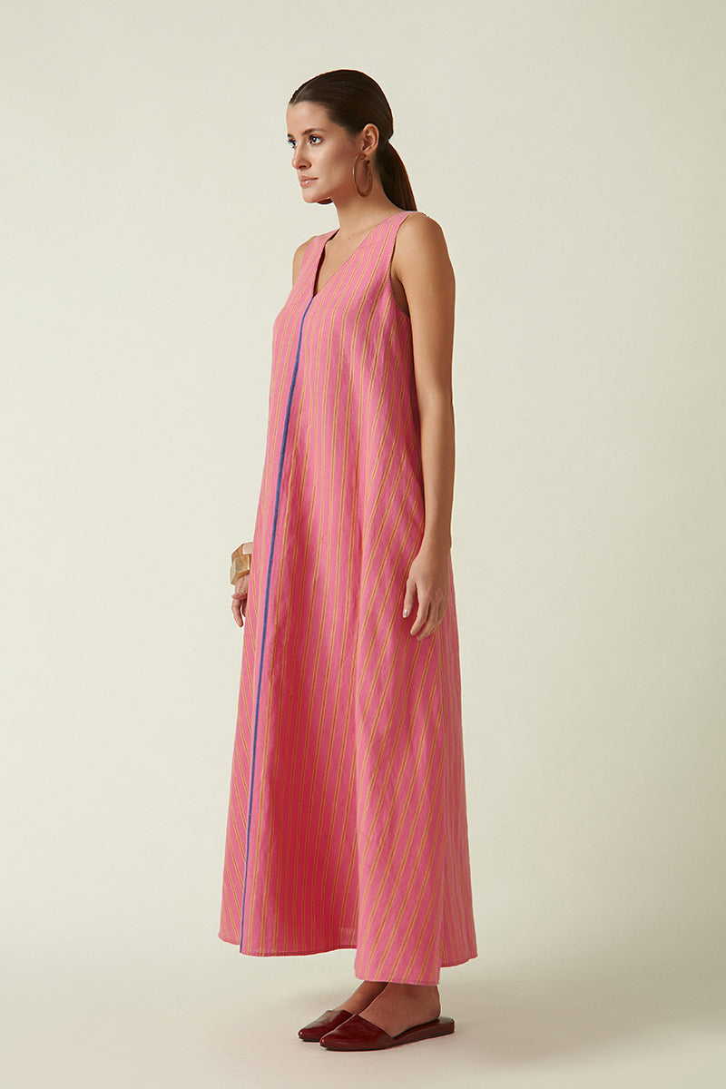 KOLAGHAT SLEEVELESS DRESS