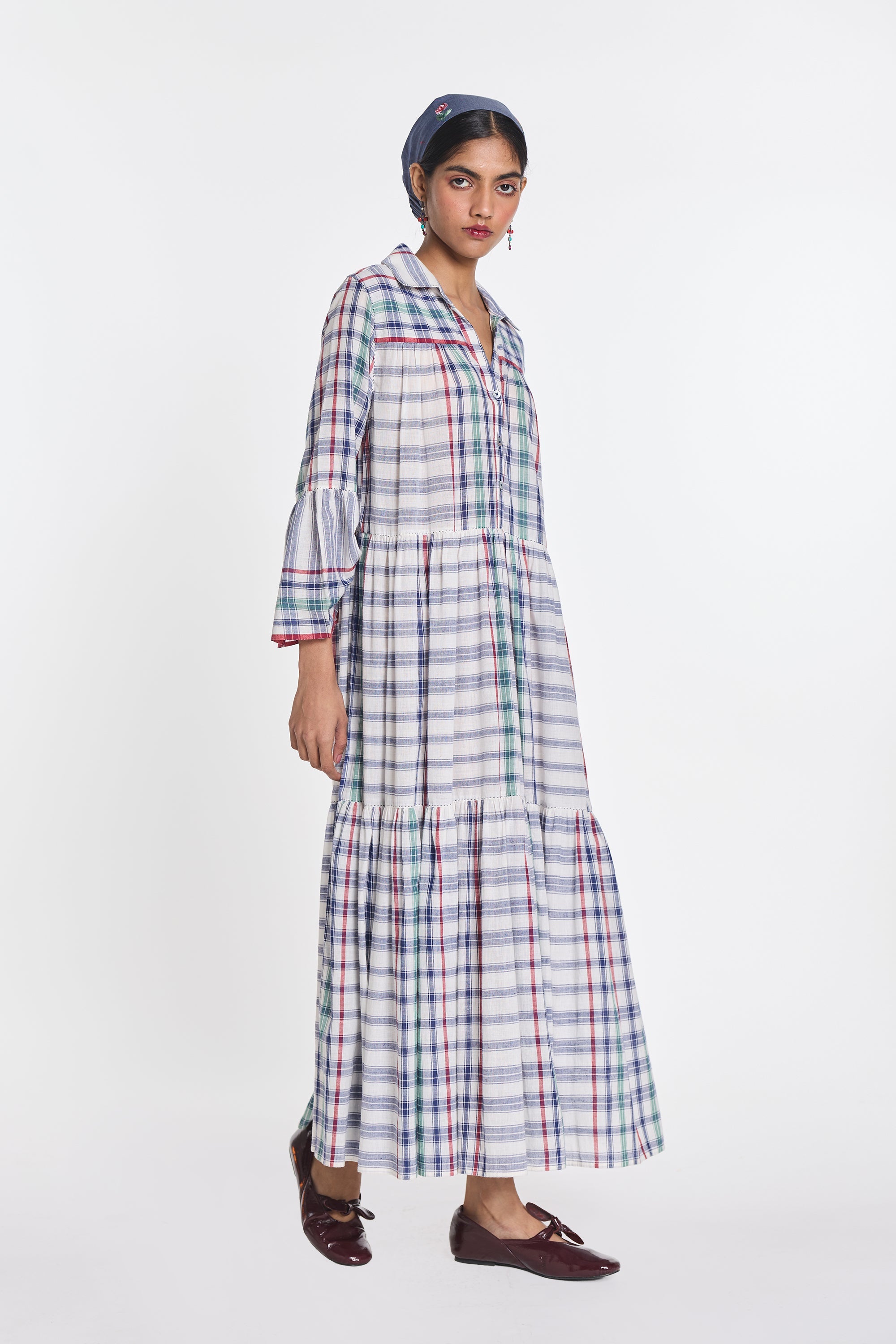 Mazus Tiered Maxi Dress