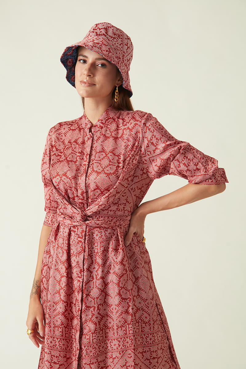 Irene Printed Reversible Bucket Hat