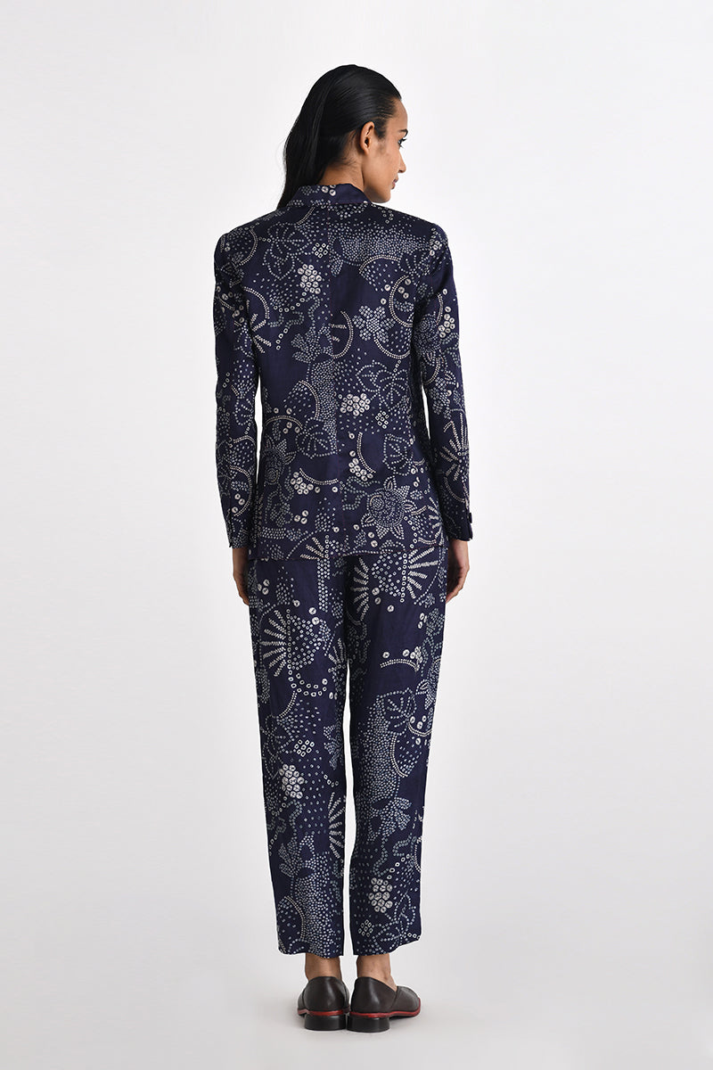 Argolis Lapel Printed Jacket