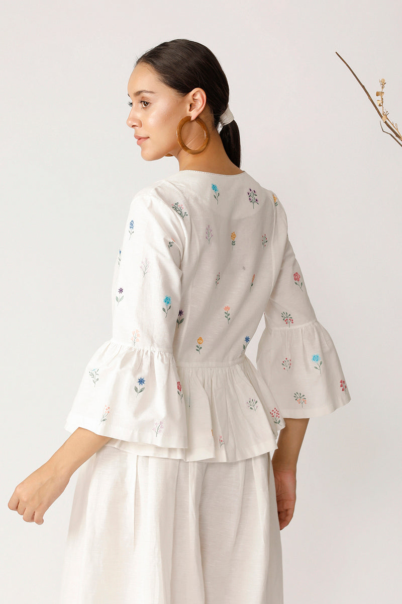 ROWAN PEPLUM JACKET-TOP