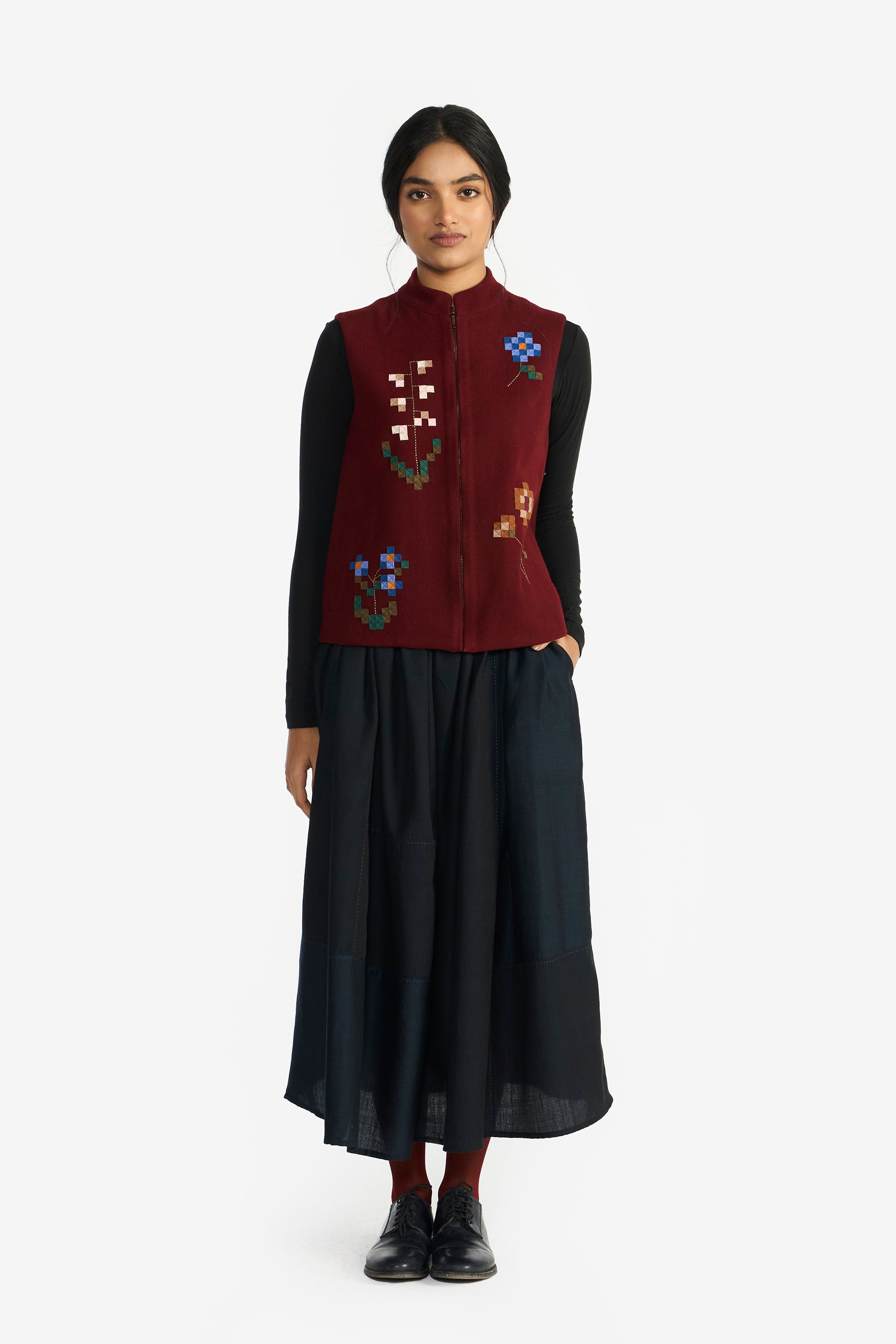 Cynthia Appliqué Gilet