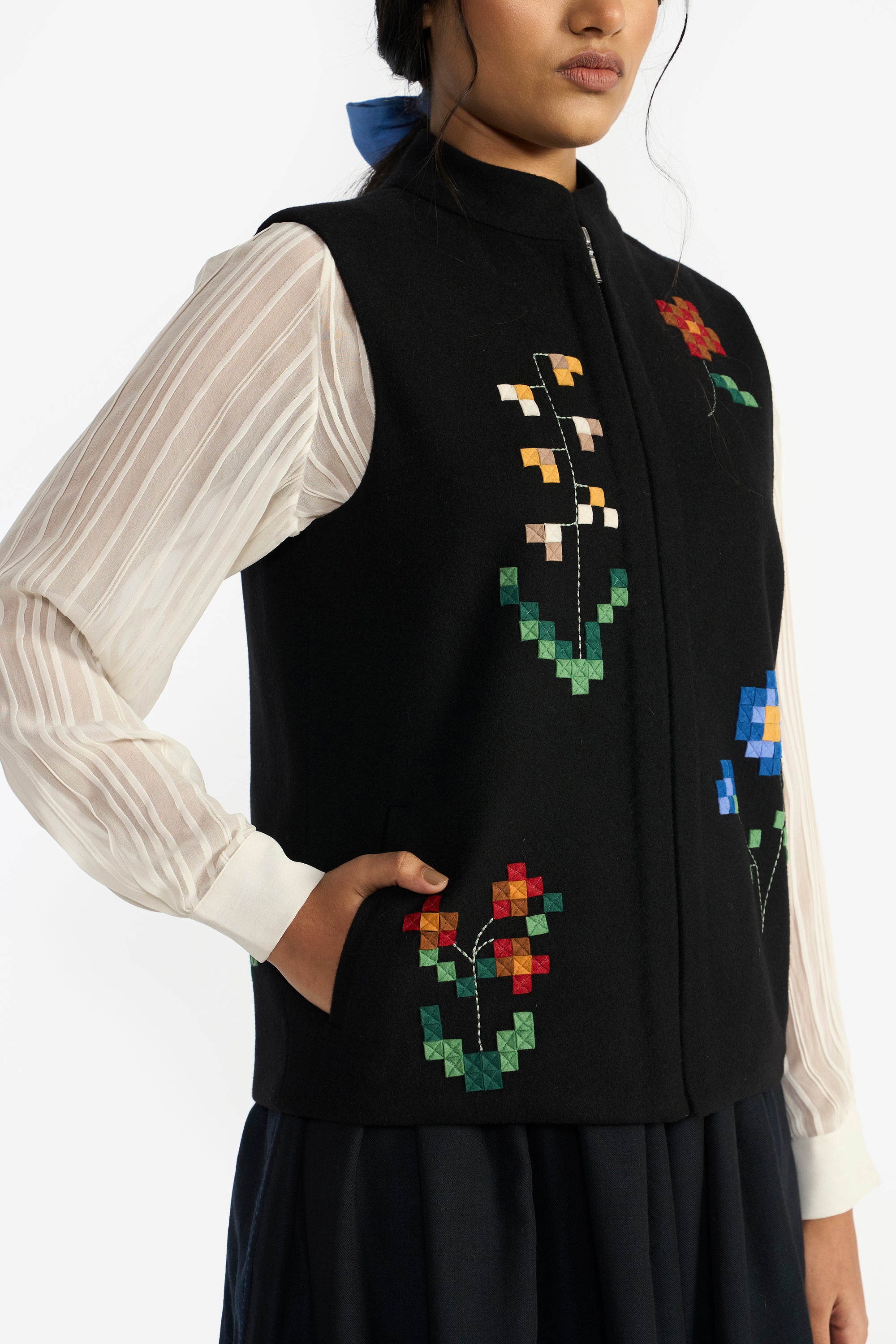 Greuze Appliqué Gilet