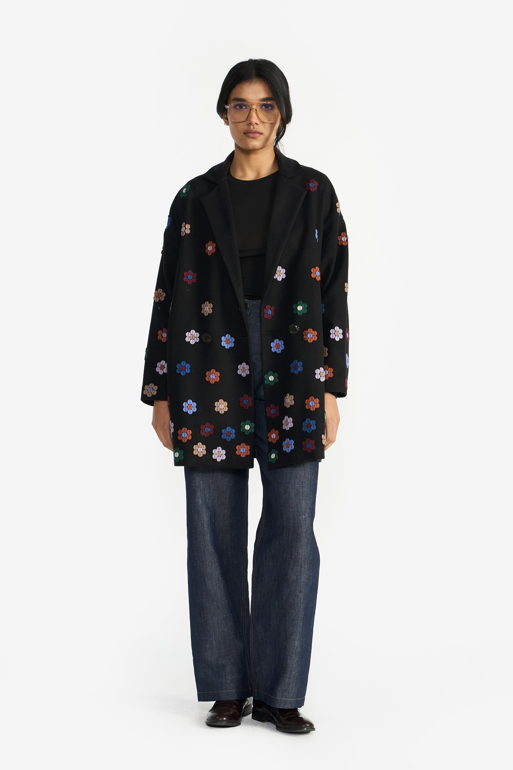 Floradale Appliqué Jacket