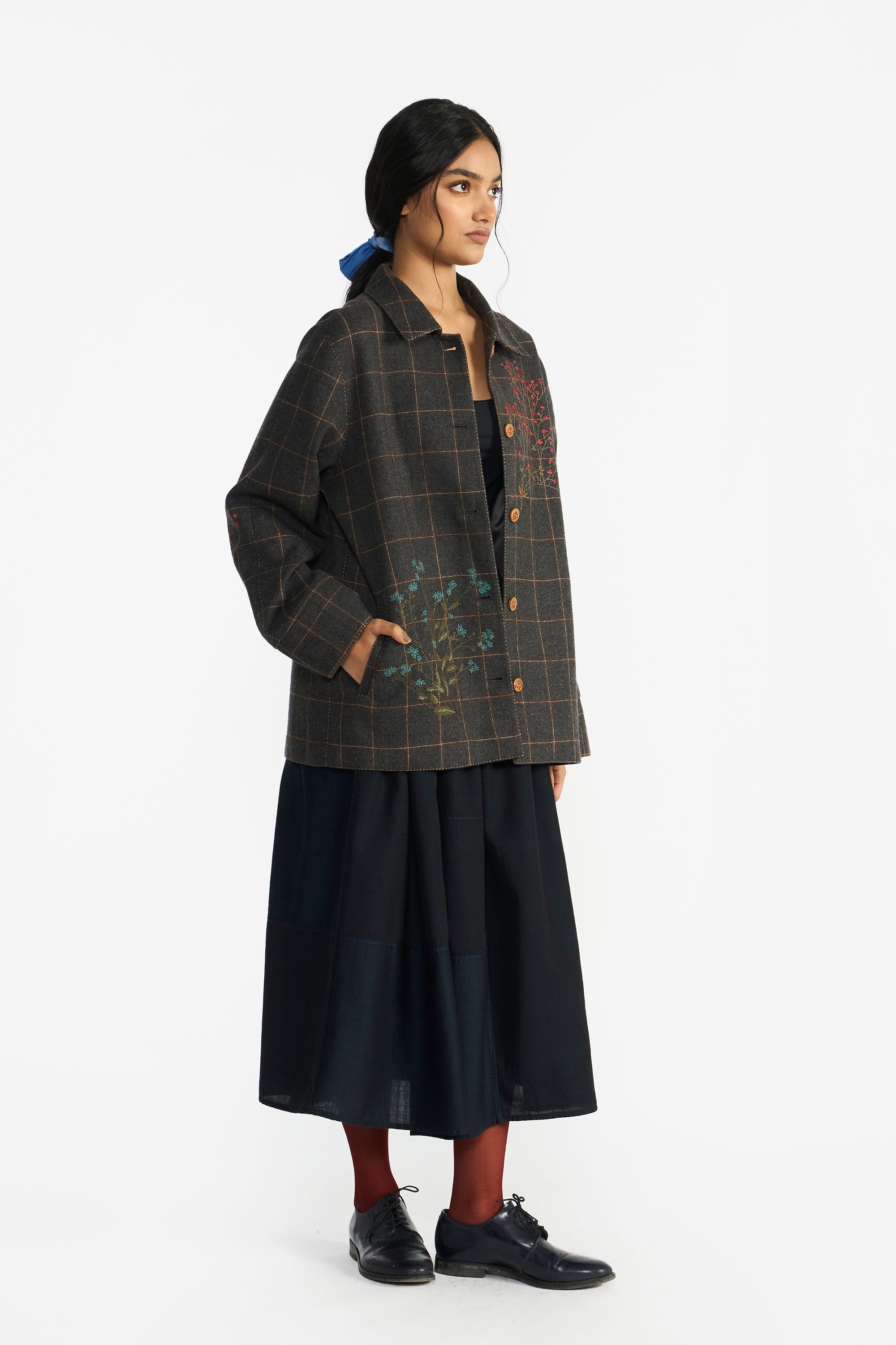 Acropolis Embroidered Shirt Jacket