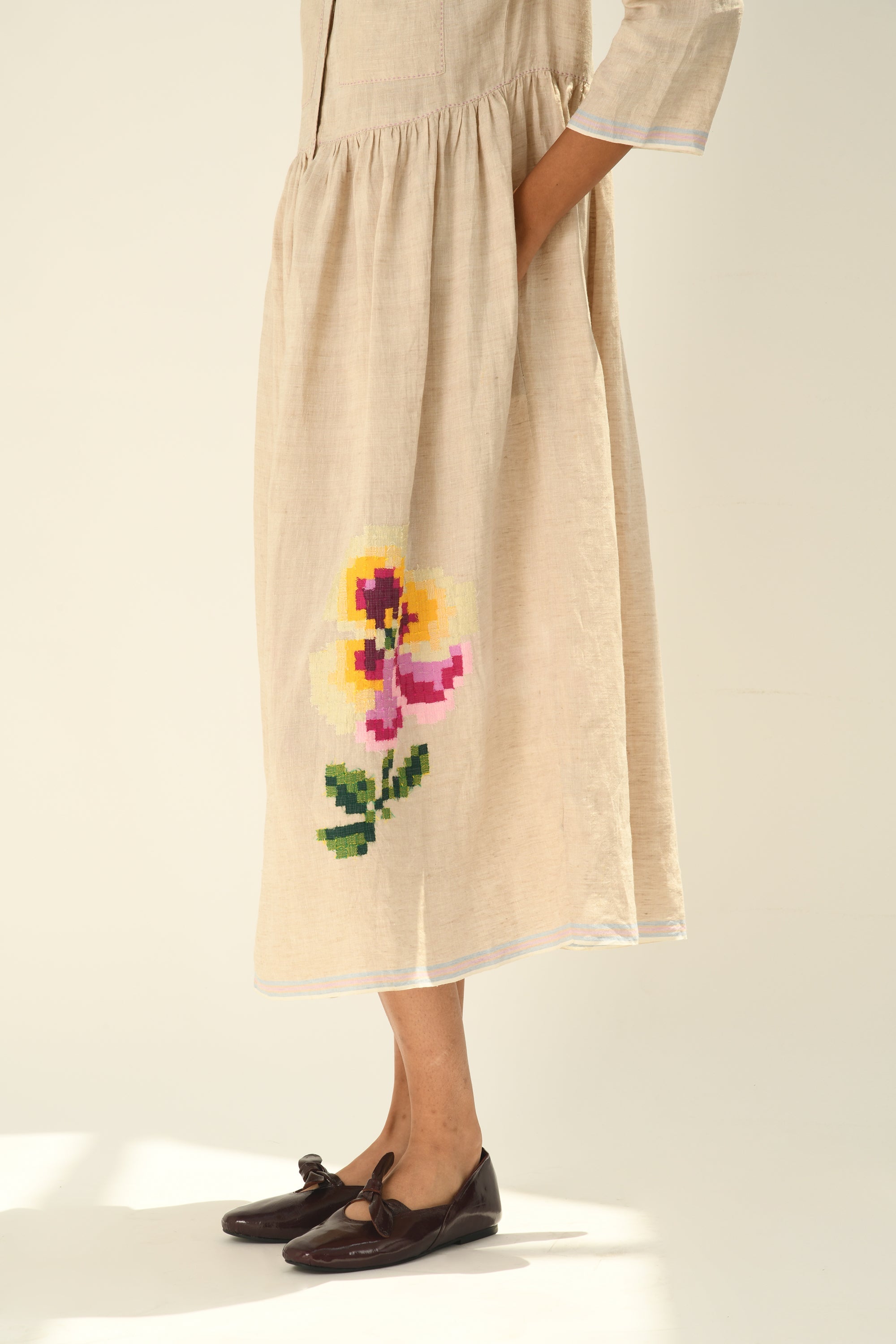Massiana Embroidery Dress