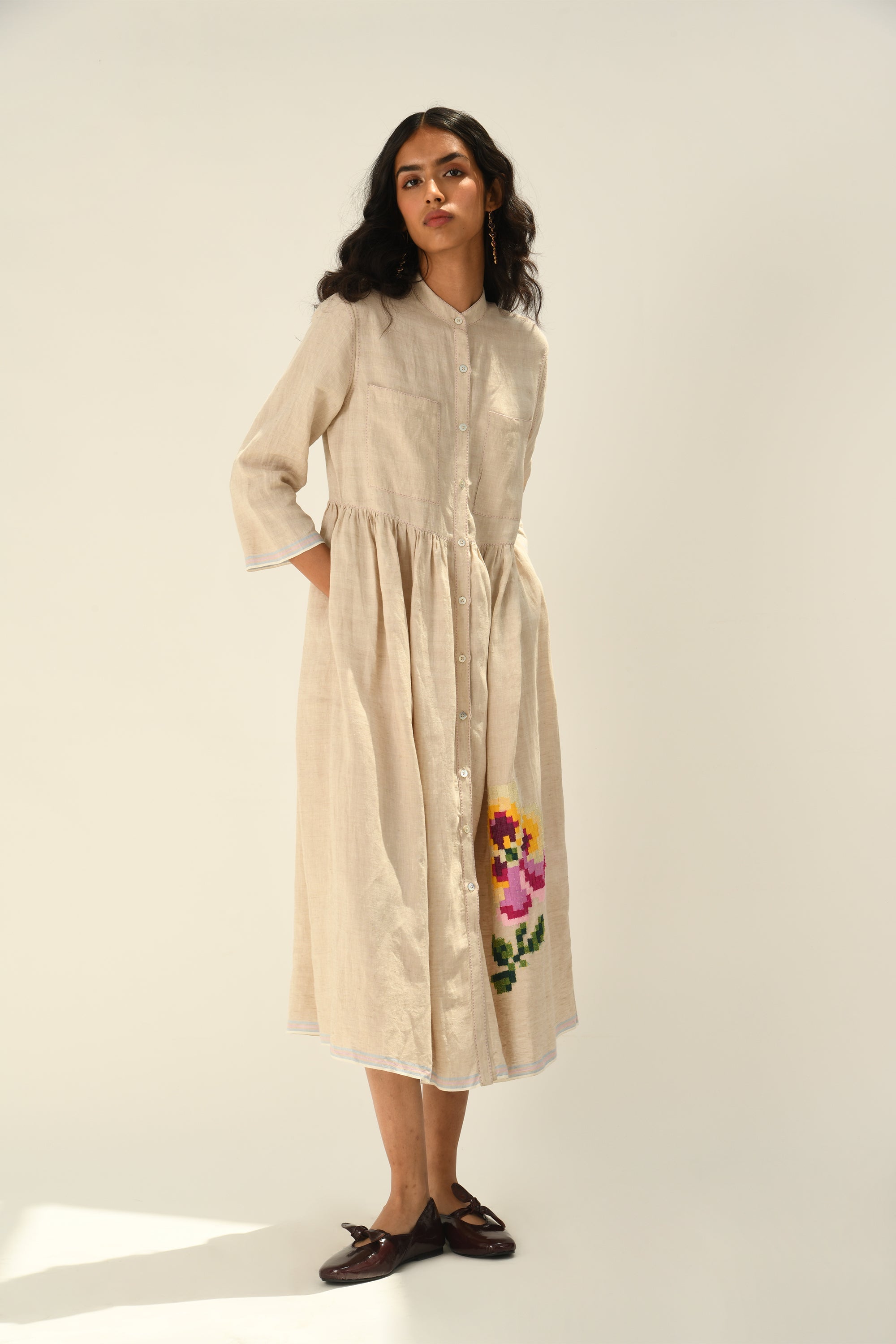 Massiana Embroidery Dress