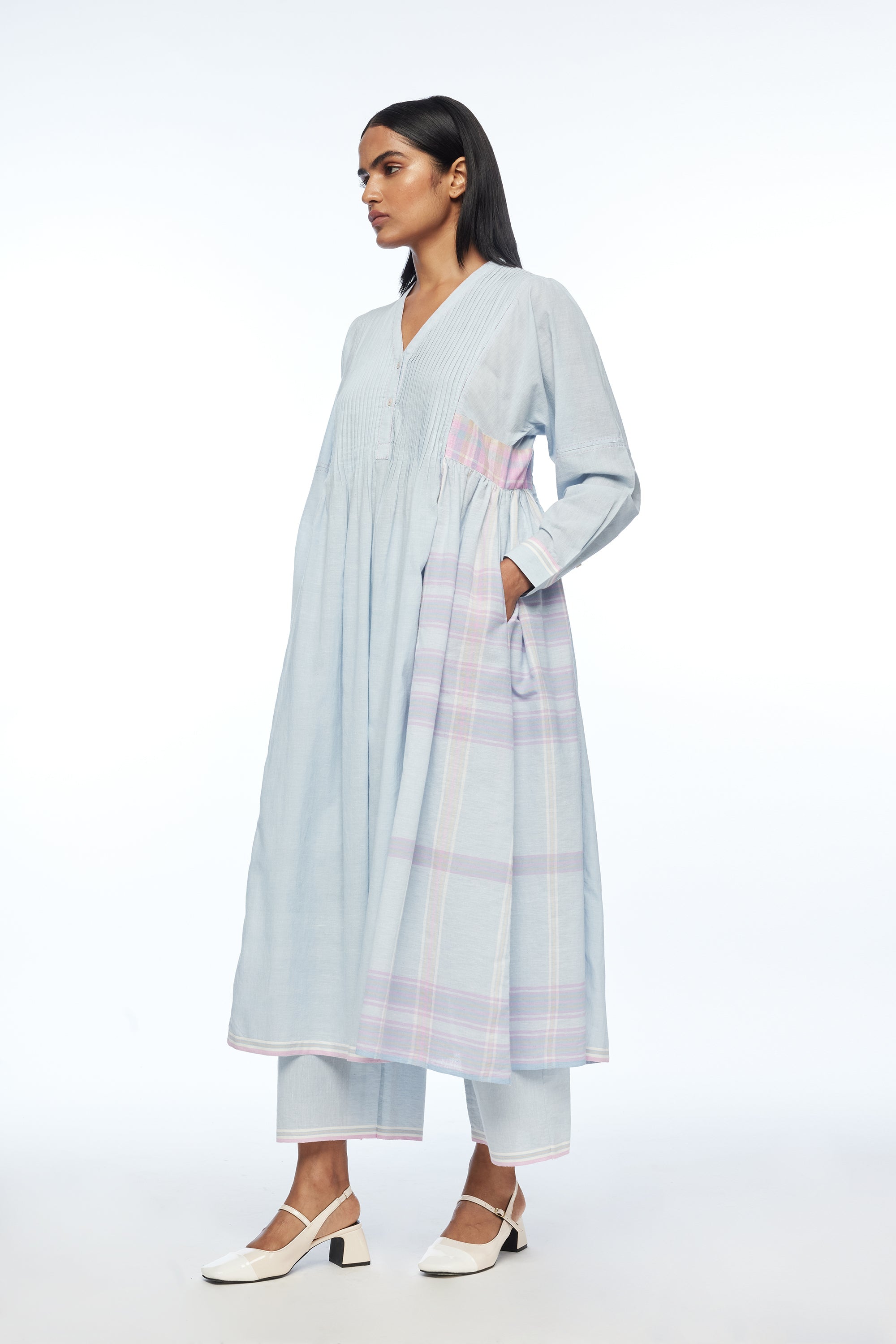 Nutkana Patchwork Tunic Dress