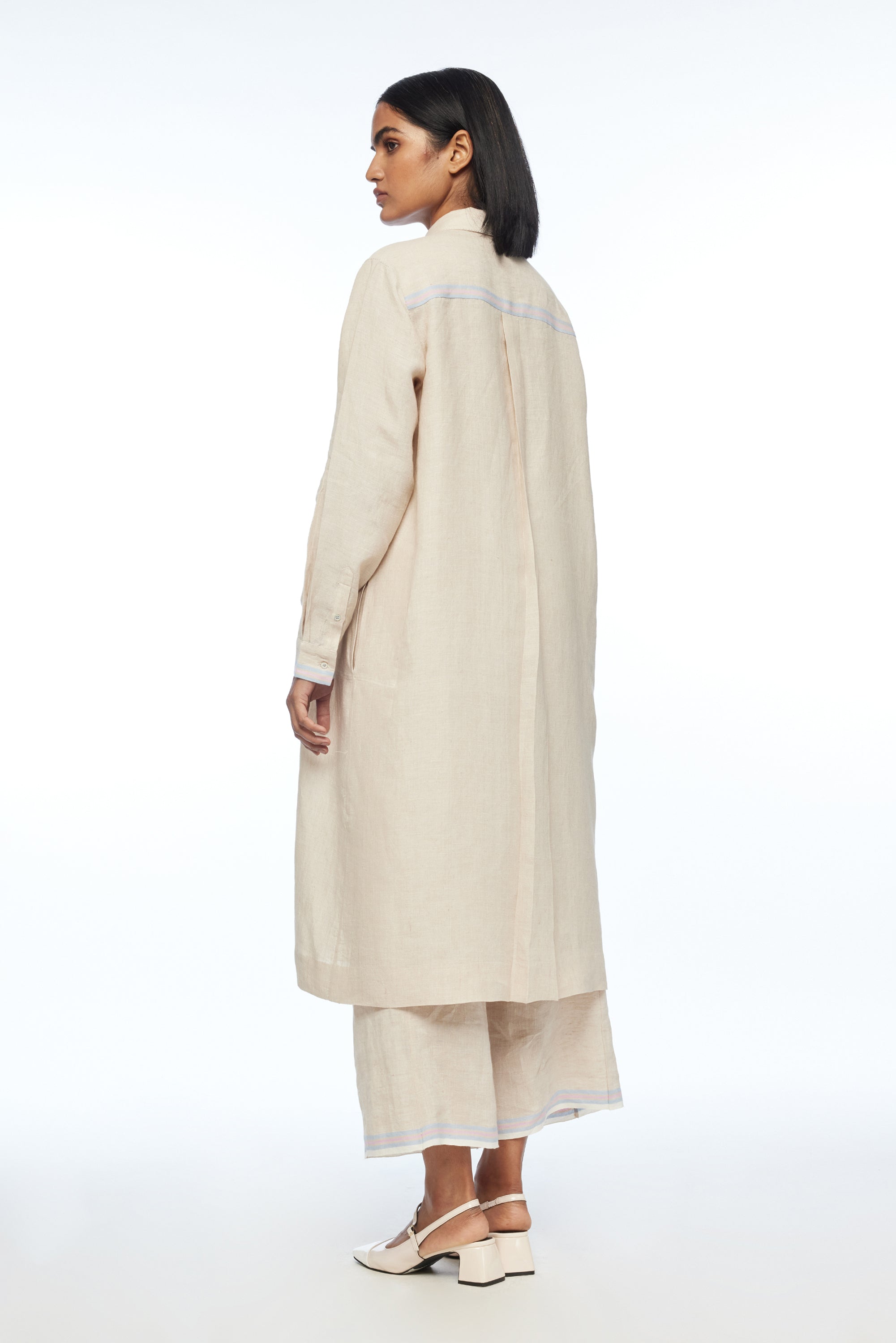 Polyantha Front Open Tunic