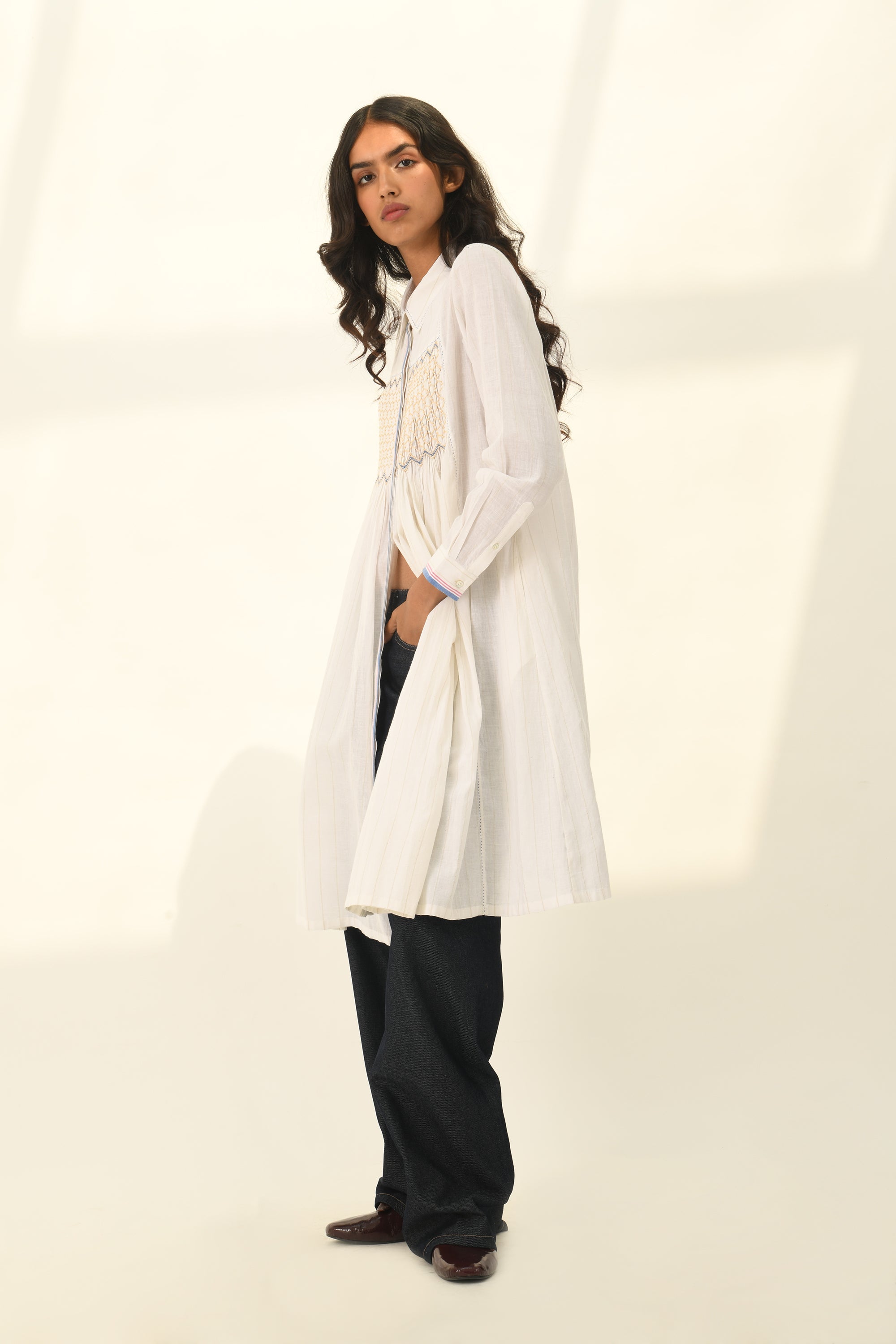 Sertata Smocking Tunic
