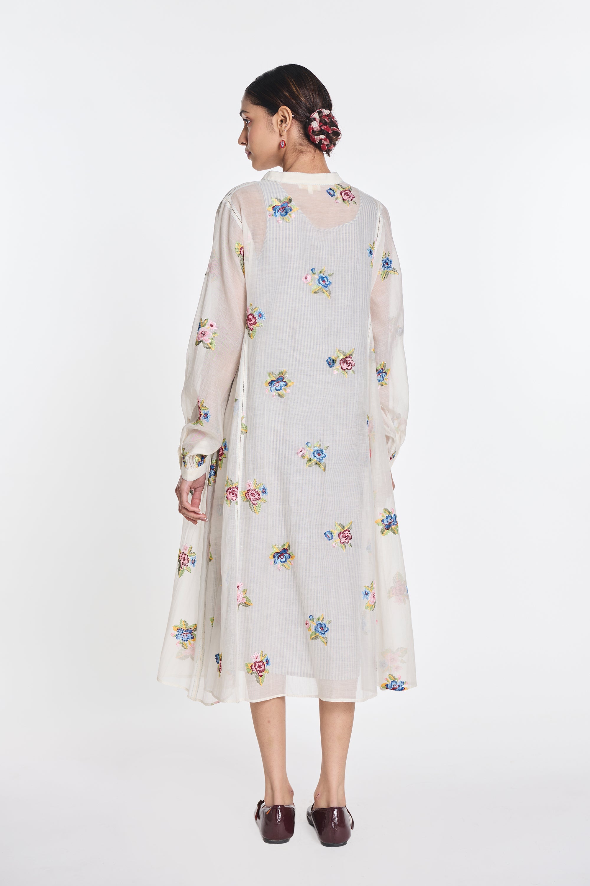 Begonia Embroidered Tunic