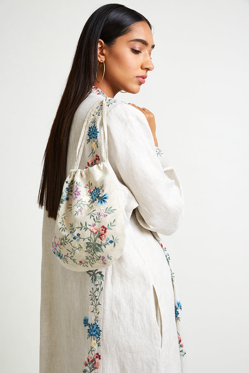 Iceplant Embroidered Kurta Set