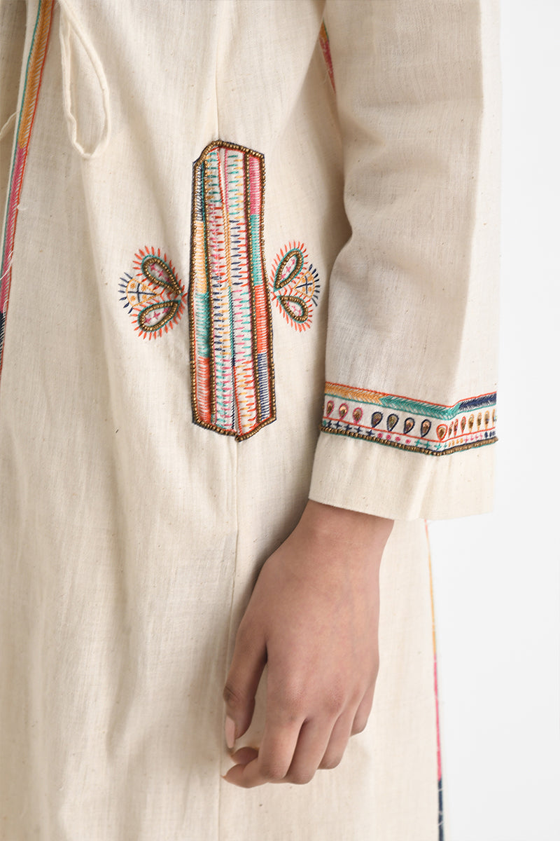 Paros Embroidered Tunic With Pants