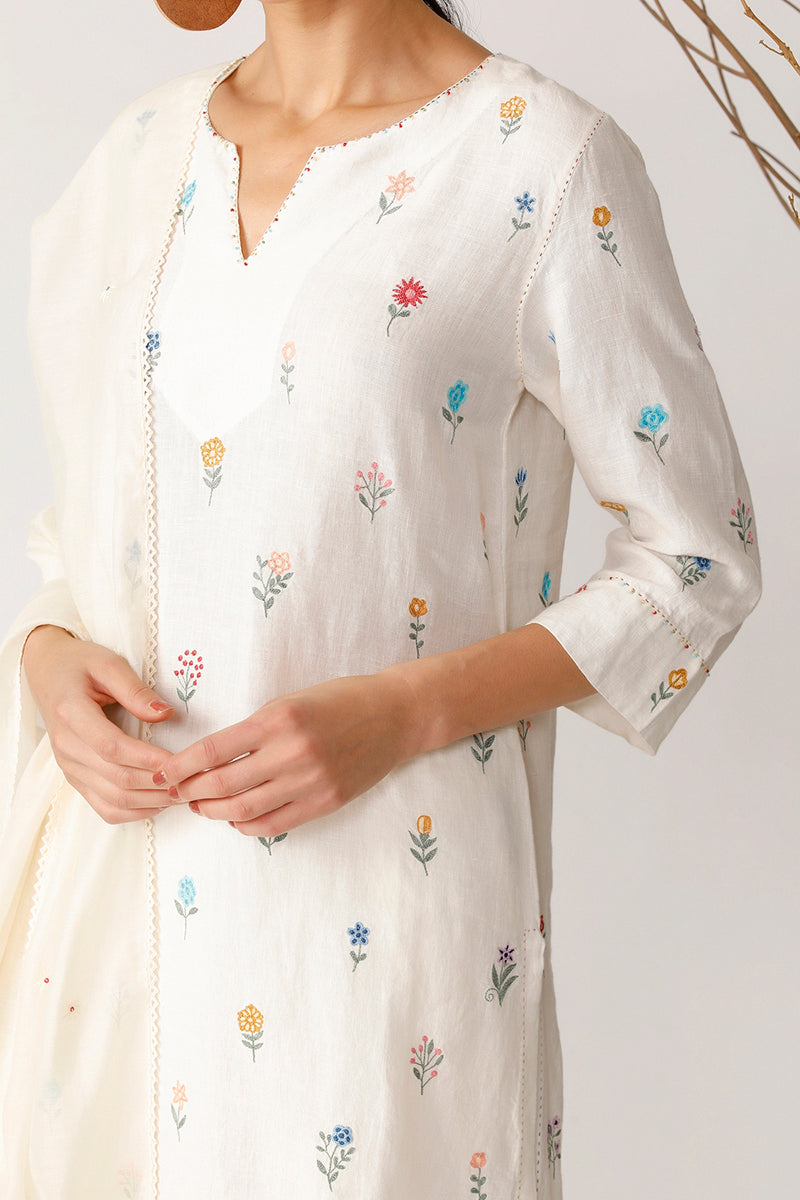 ACACIA LINEN KURTA SET
