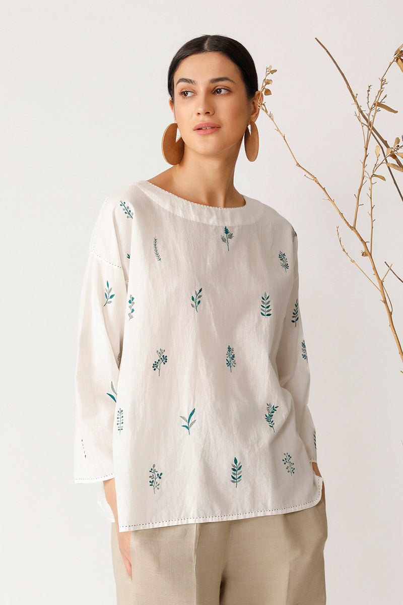 GRUPERA ROUND NECK TOP