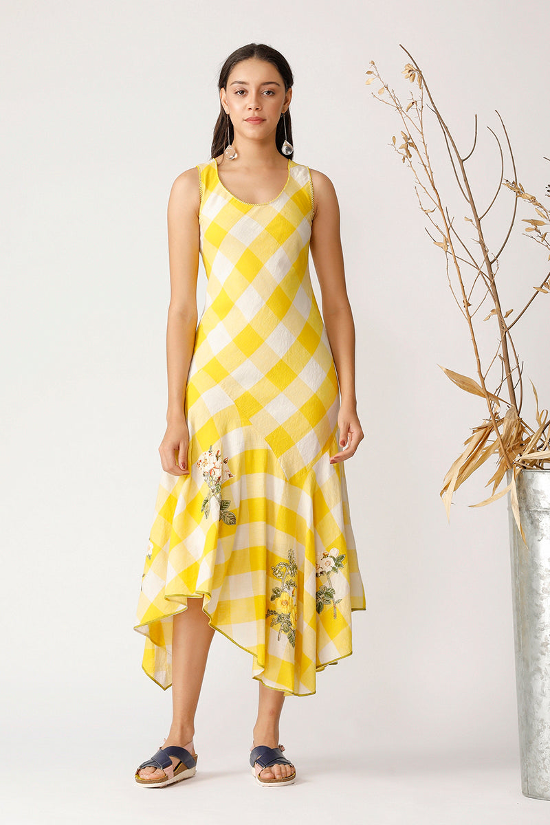 MUZIO EMBROIDERED DRESS