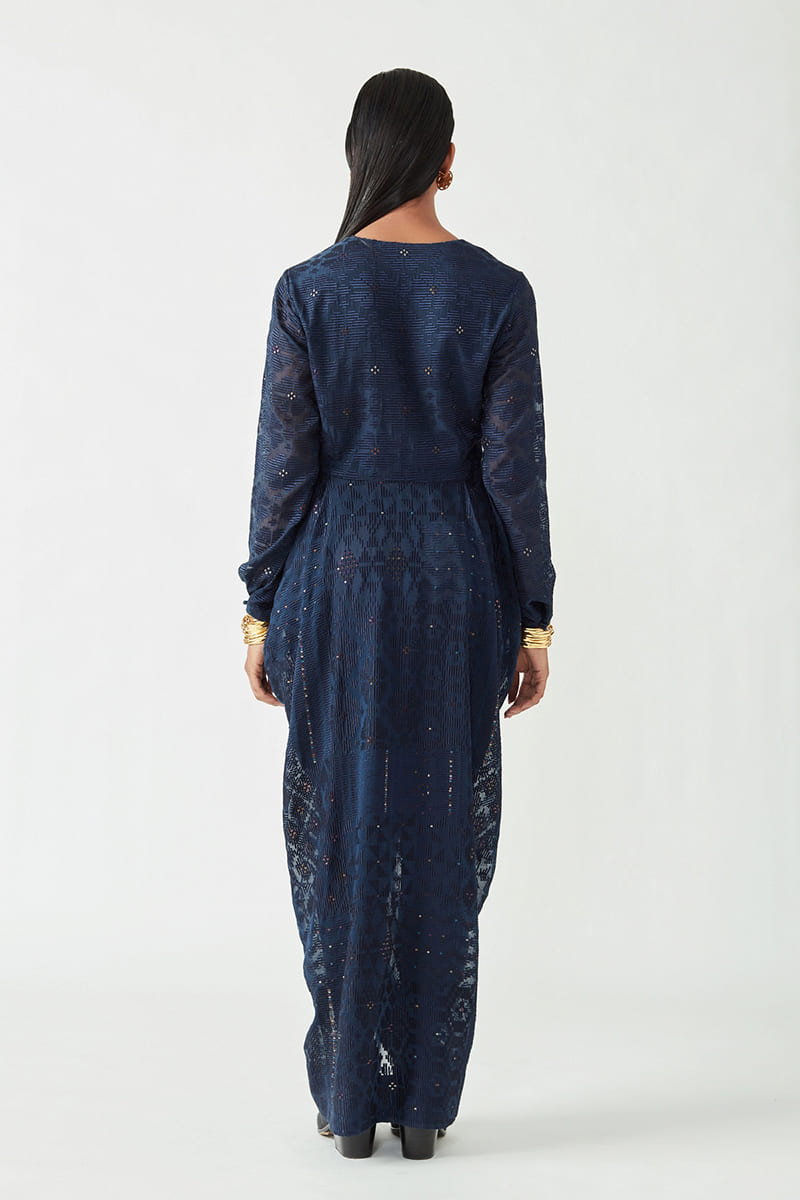 OSCAR EMBROIDERED DRESS