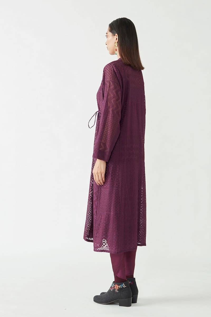 DORIS EMBROIDERED KURTA SET