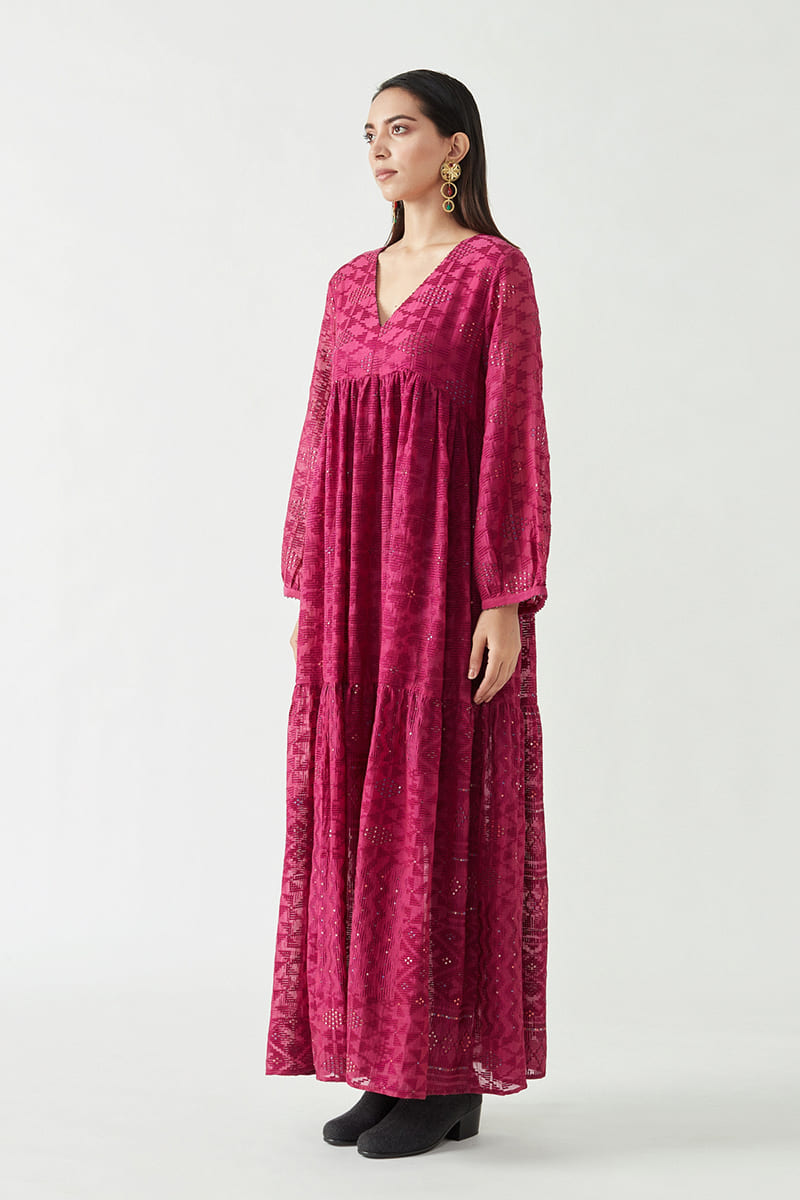 STELLA EMBROIDERED DRESS