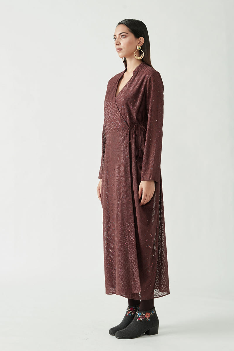 LESTER EMBROIDERED DRESS