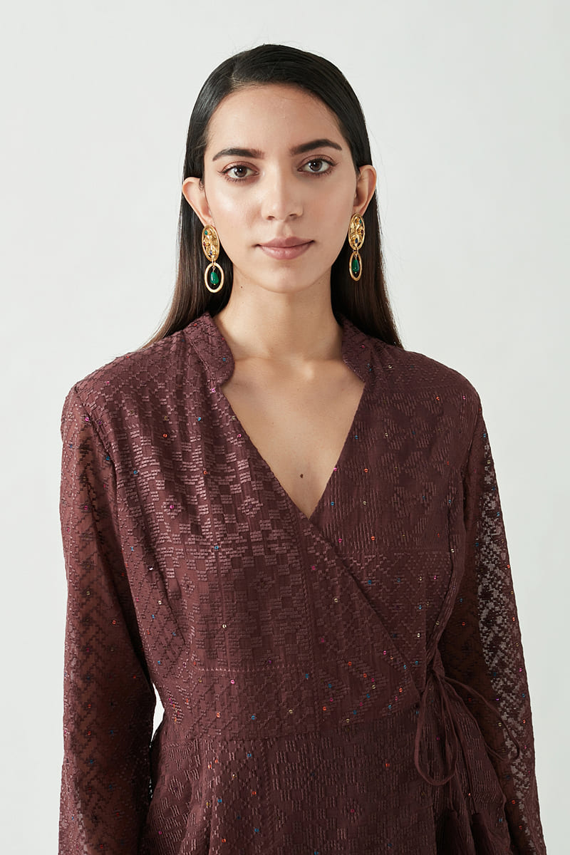 LESTER EMBROIDERED DRESS