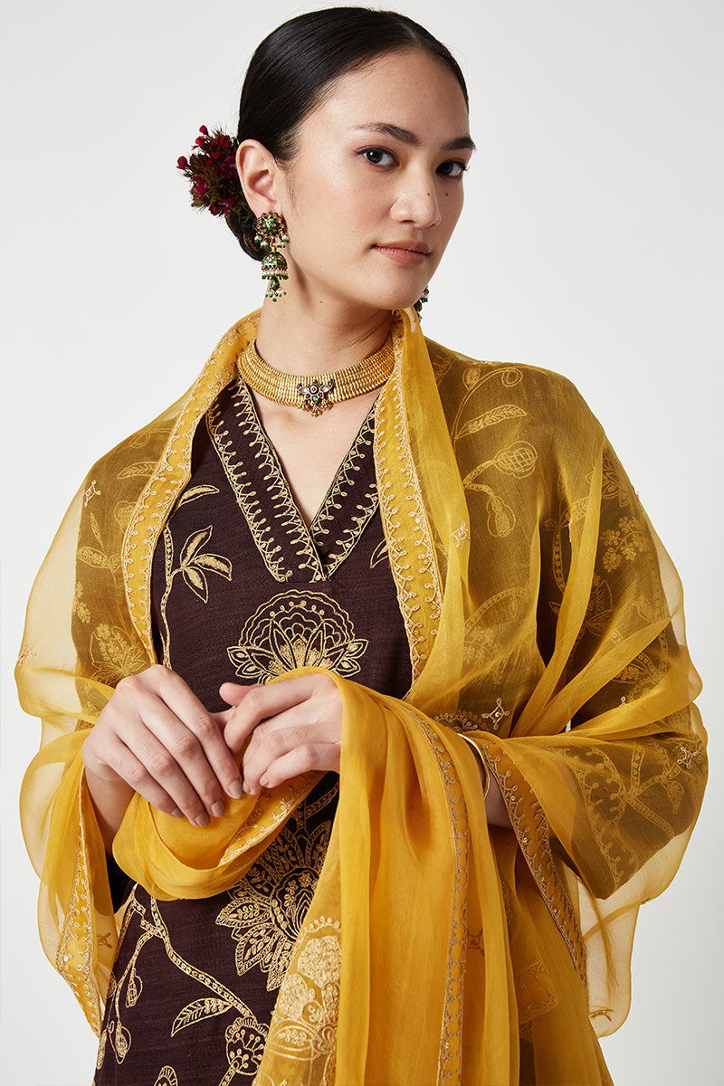 Aabidah Embroidered Kurta Set
