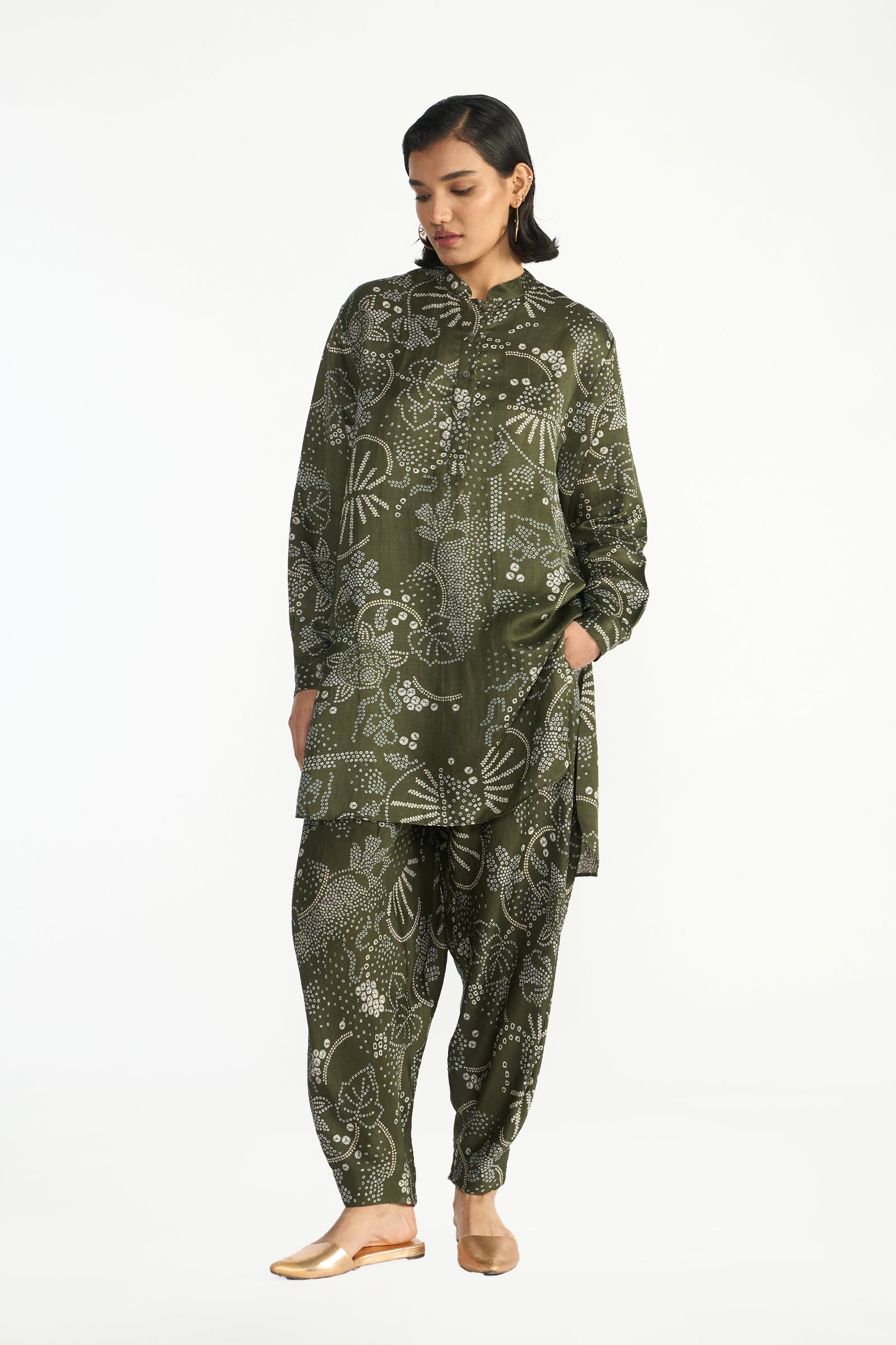 Paria Printed Tunic Pant Set