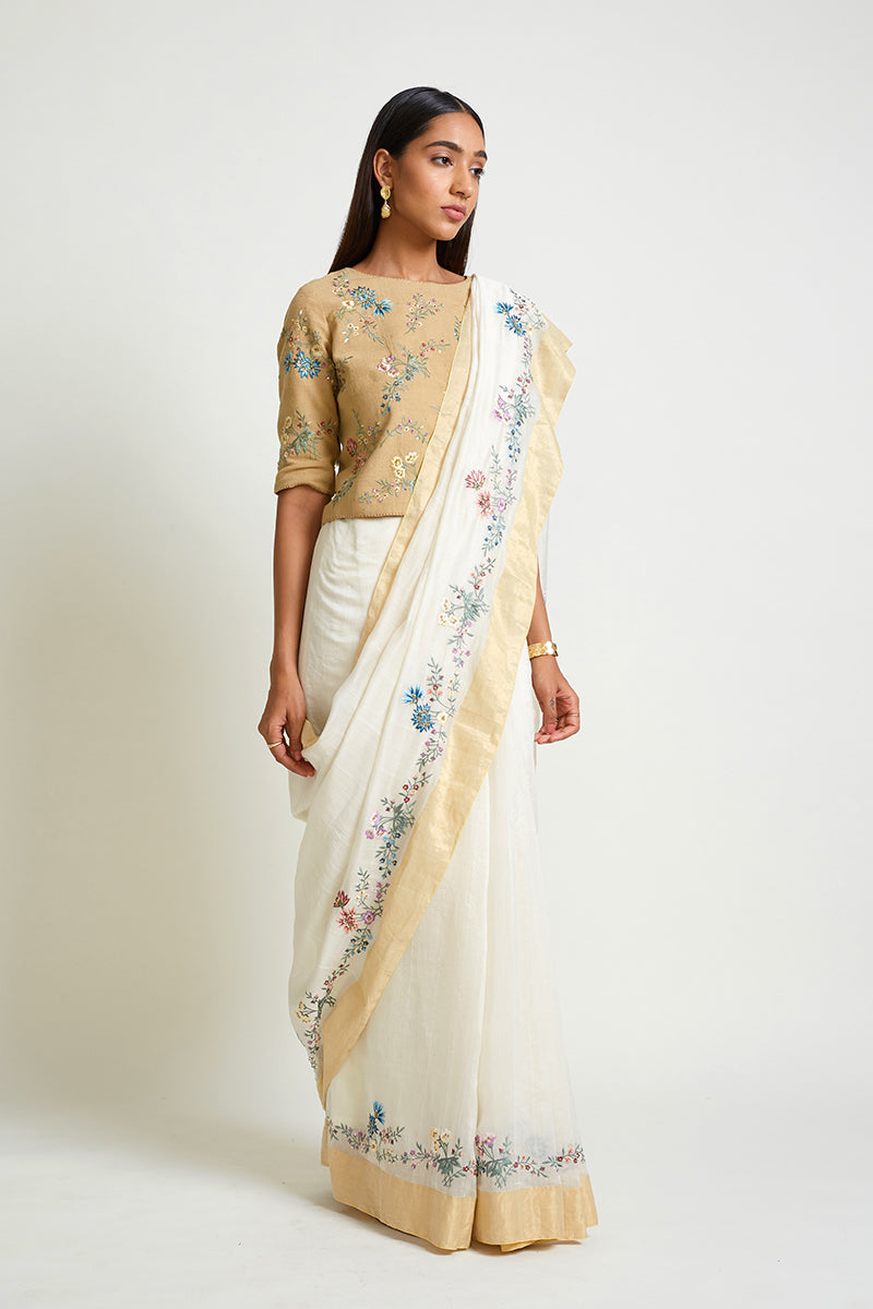 Magnolia Embroidered Saree